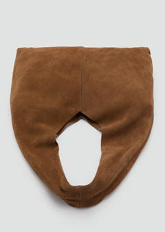 Suede shopper bag — Medium Brown 3