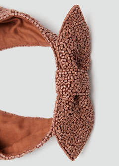 Beaded clutch bag — Coral Red 4