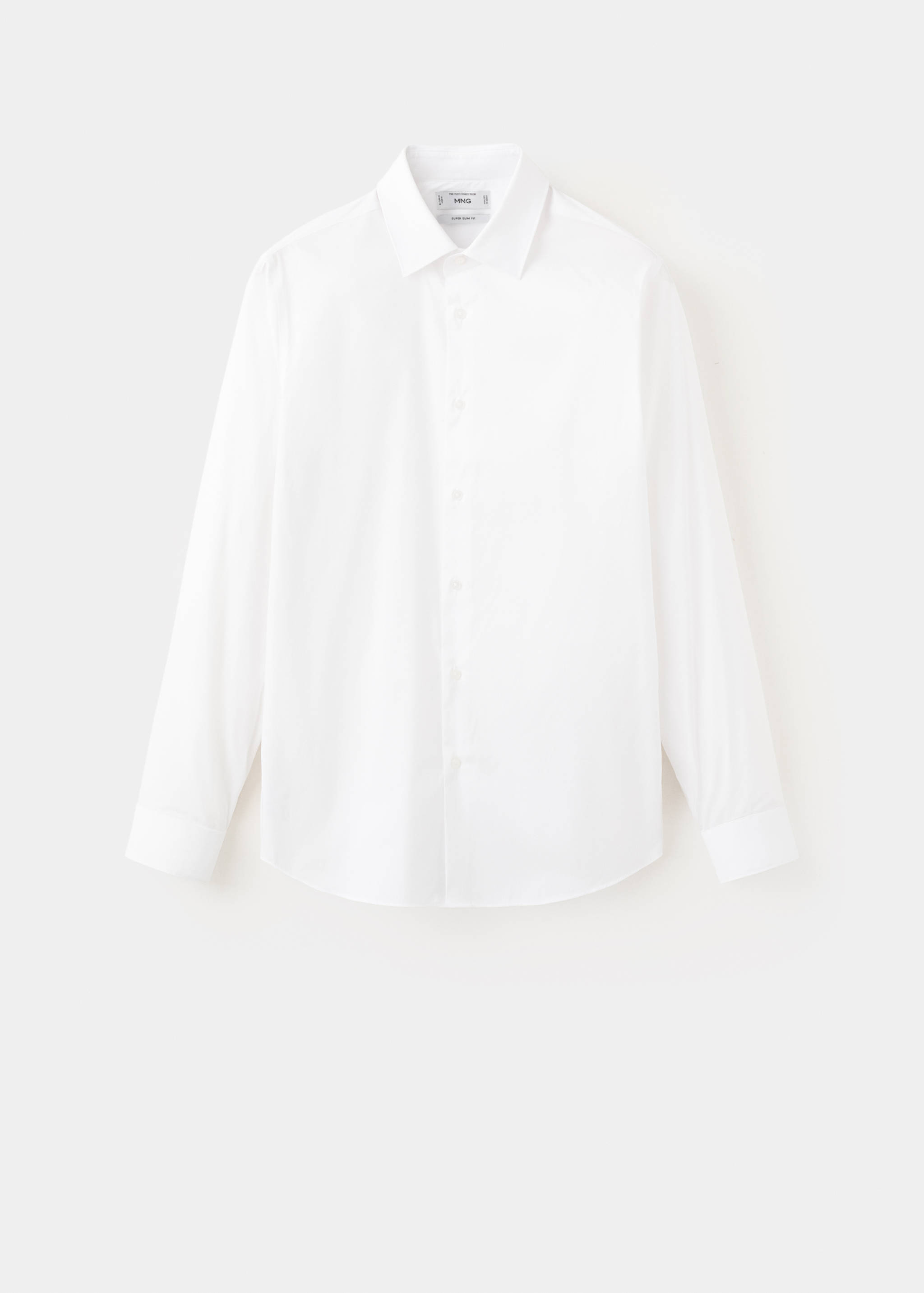 Super slim fit cotton stretch suit shirt - Article without model