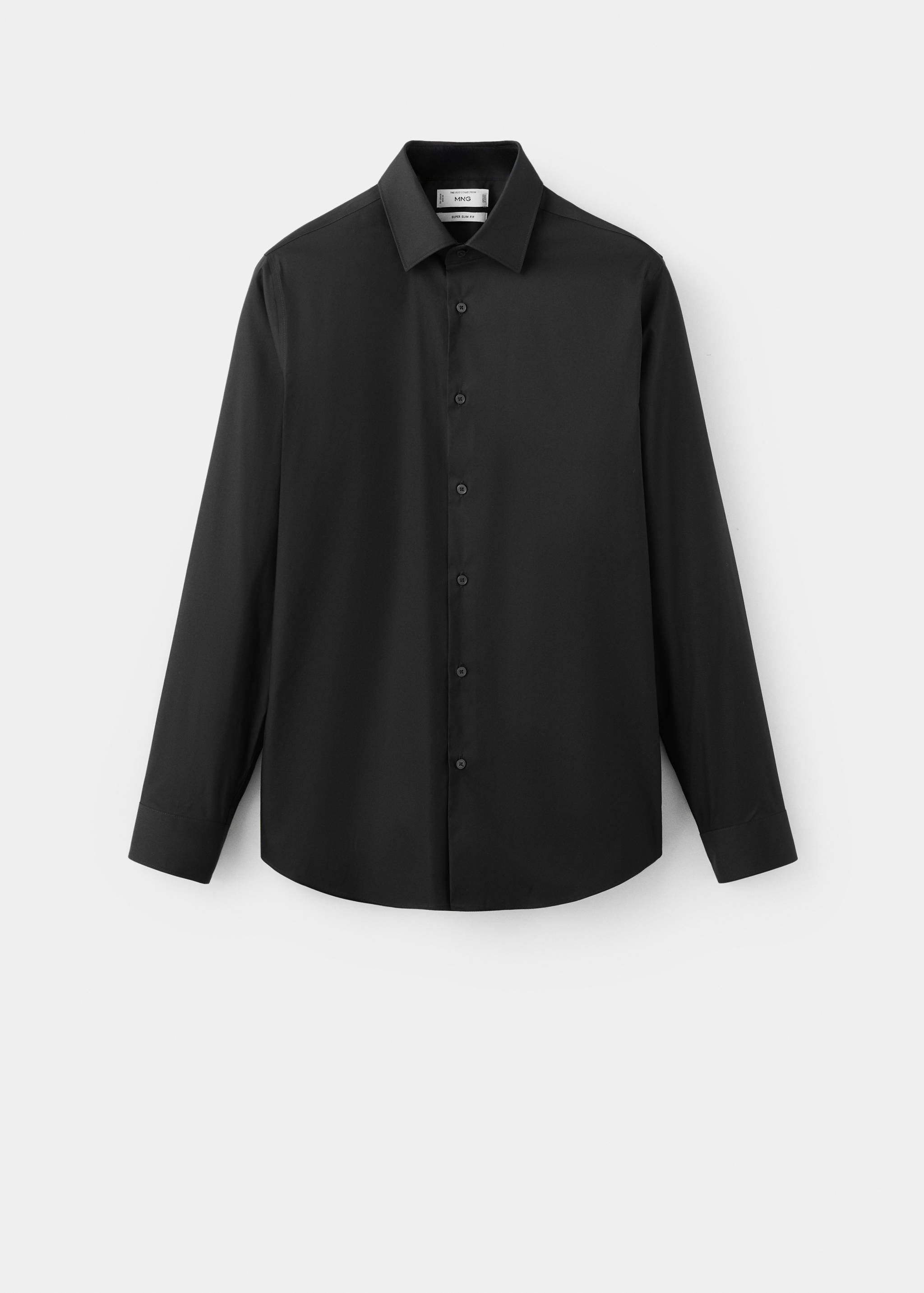 Super slim fit cotton stretch suit shirt - Article without model