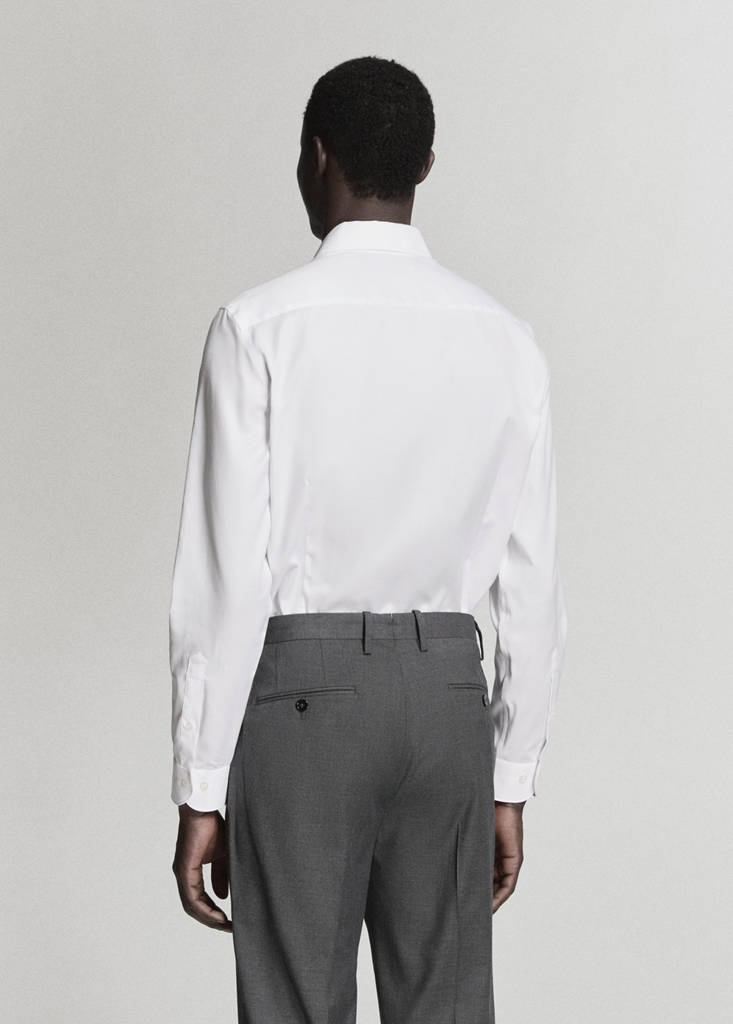 100% cotton slim-fit suit shirt - thumbnail 3