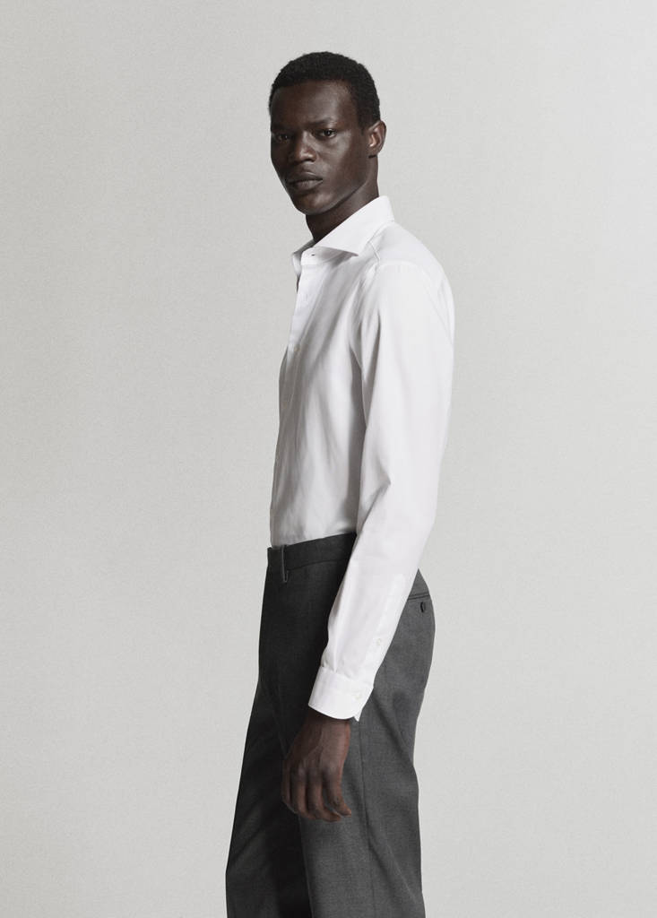 100% cotton slim-fit suit shirt - thumbnail 6