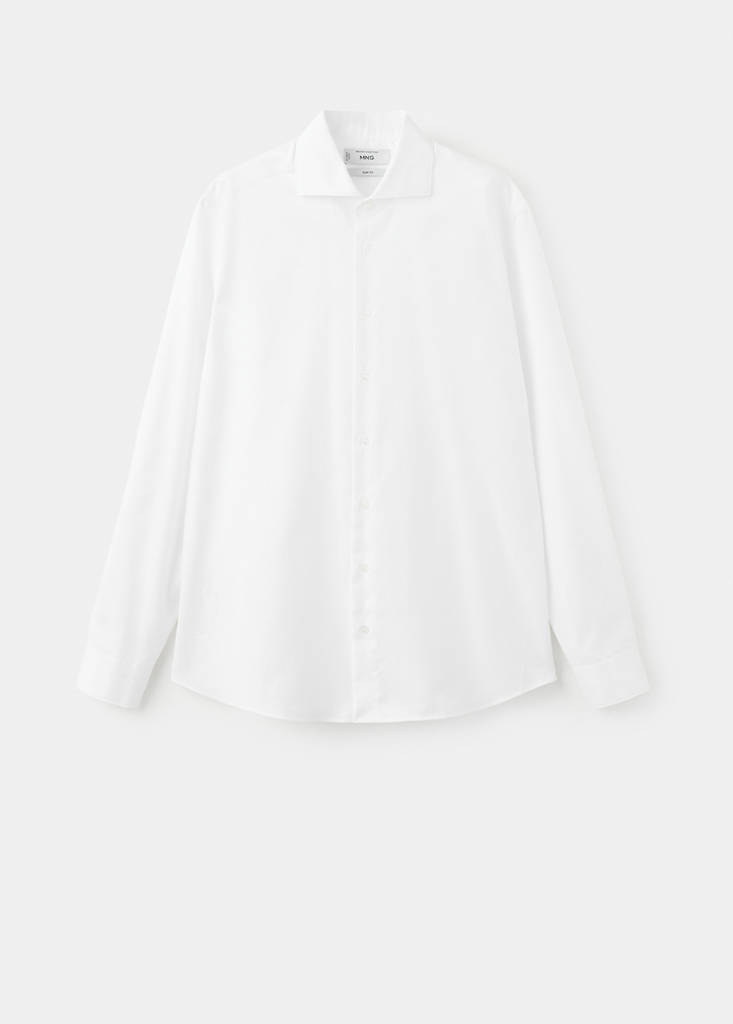 100% cotton slim-fit suit shirt - thumbnail 4