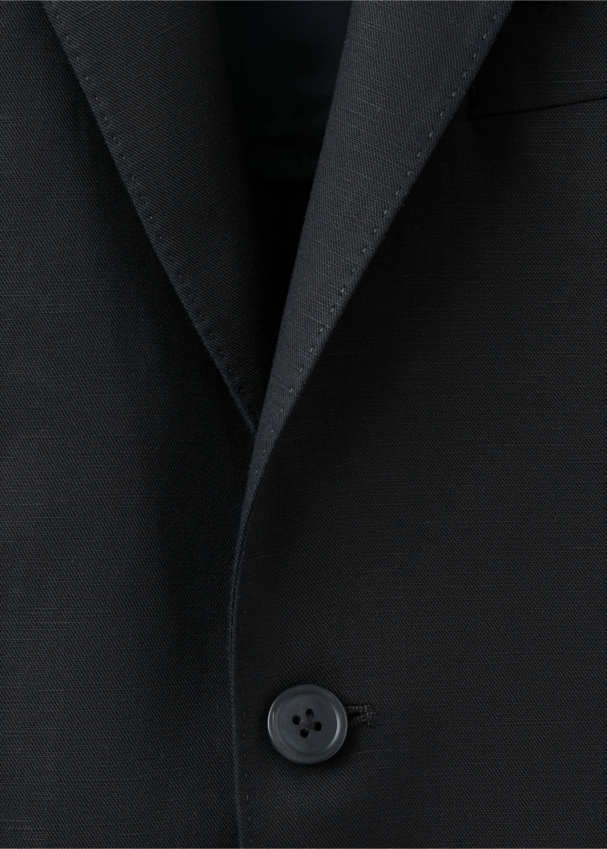 Veste de costume Amalfi slim fit - Détail de l'article 8, Bleu marine. Ref: 37071357-02.