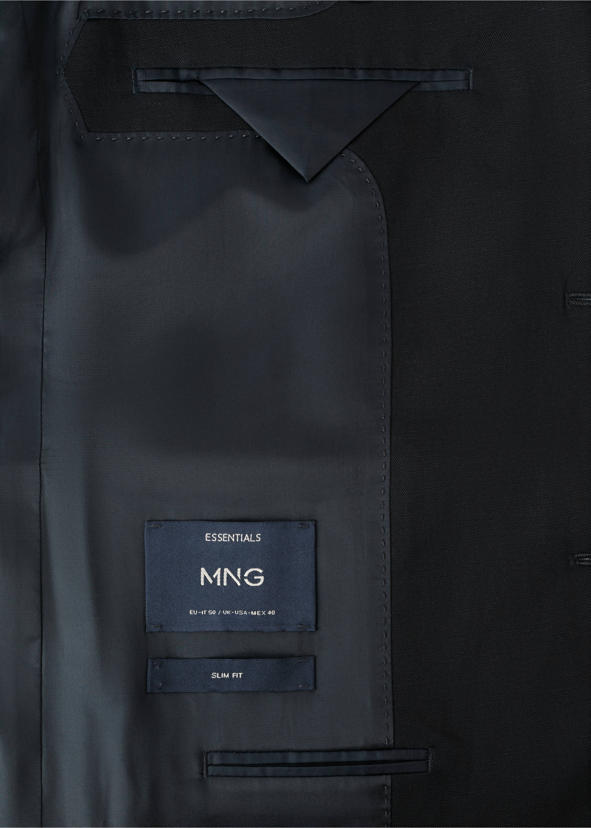 Veste de costume Amalfi slim fit - Détail de l'article 0, Bleu marine. Ref: 37071357-02.