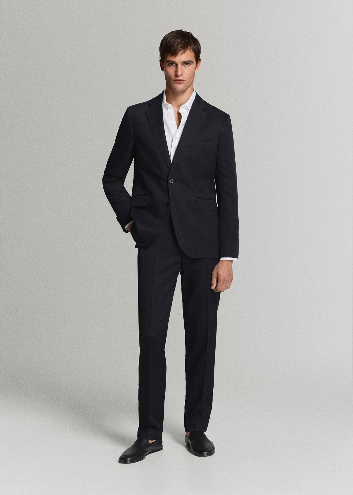 Amalfi slim fit suit jacket — Navy