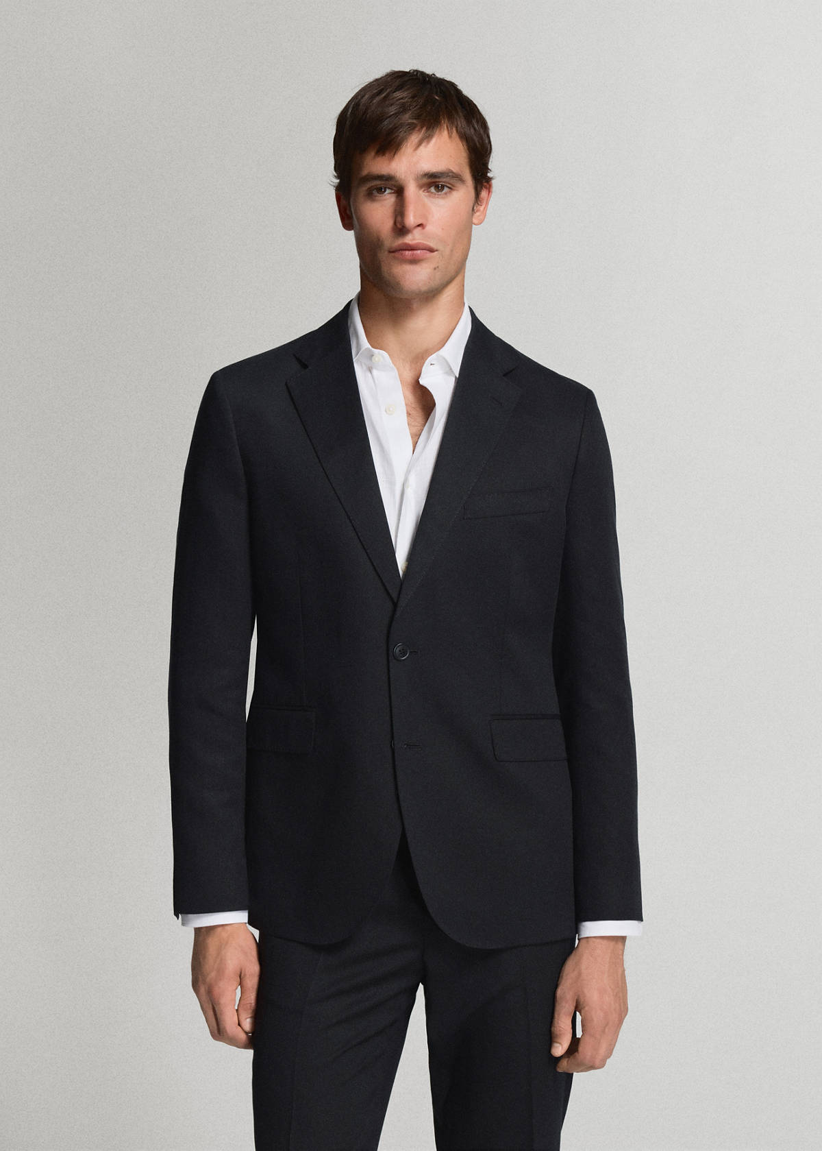 Amalfi slim fit suit jacket — Navy