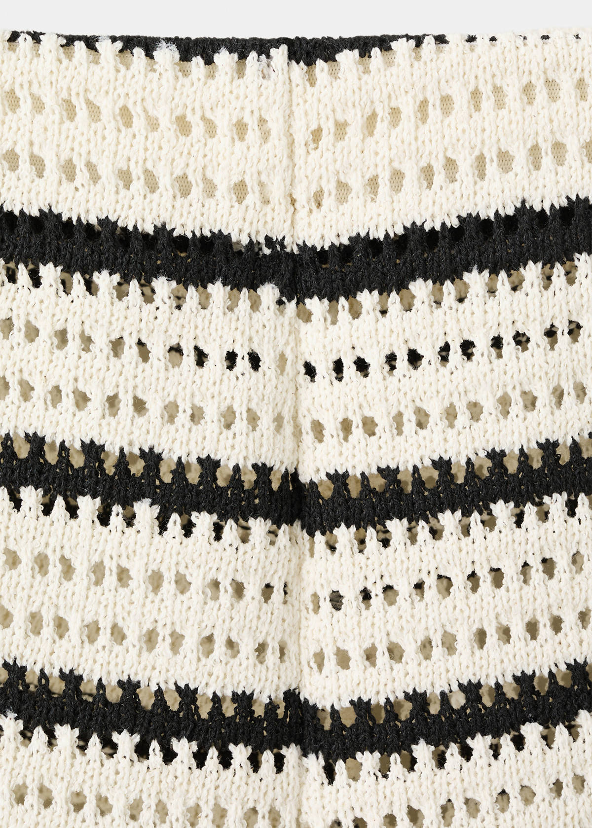 Striped crochet shorts — Off White