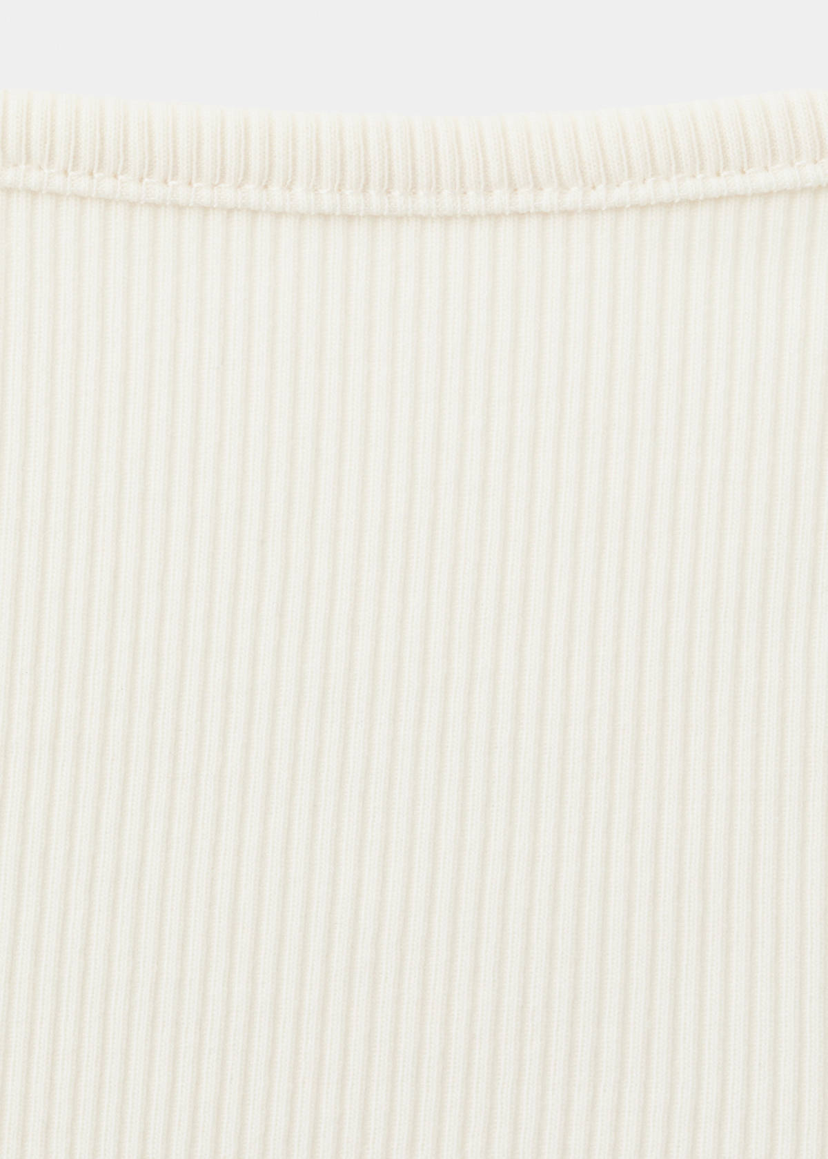 Thin strap embellished top — Ecru