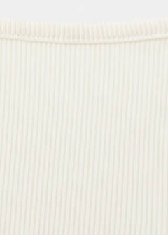 Thin strap embellished top — Ecru 8
