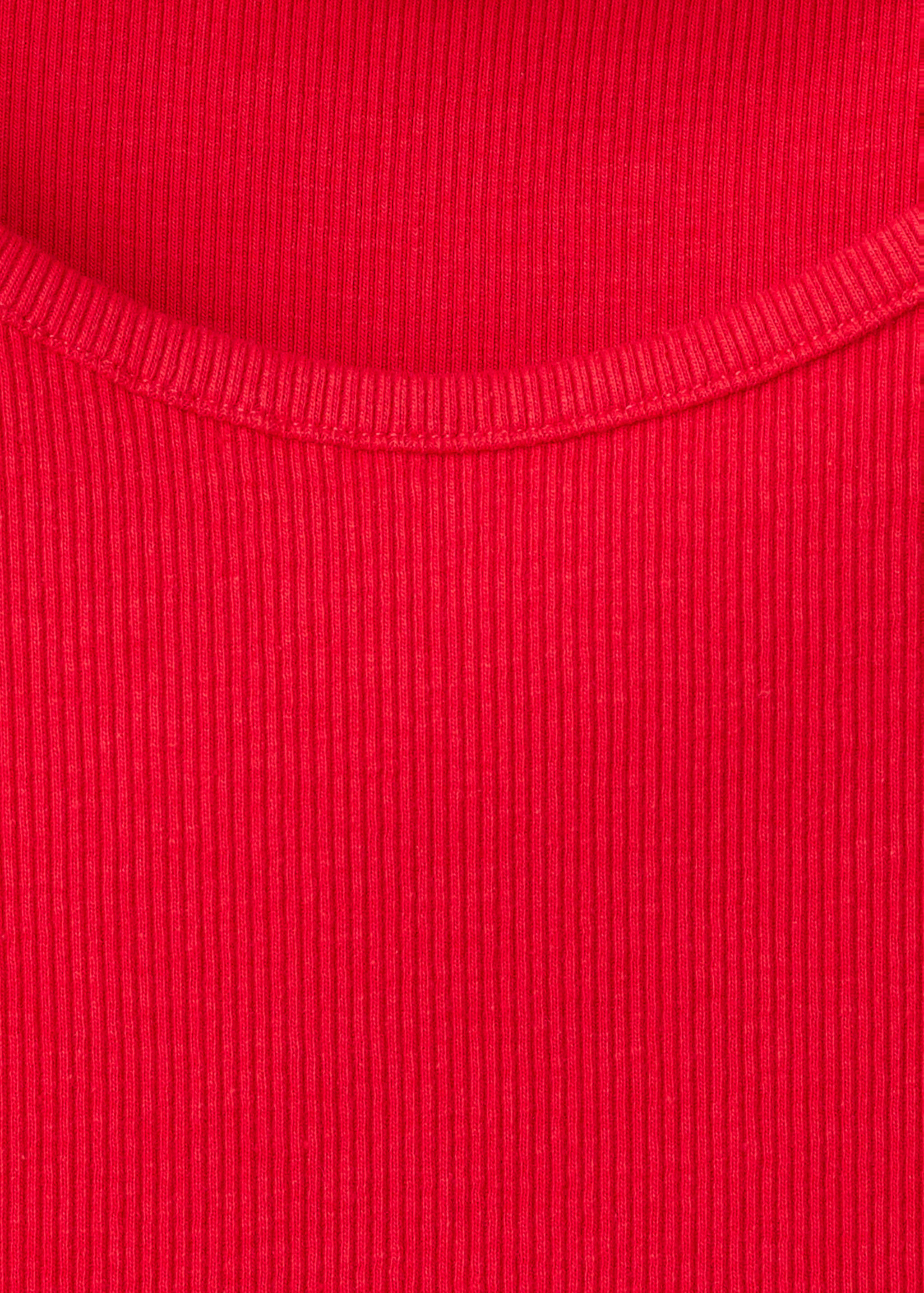 Ribbed cotton-blend top - Details of the article 8