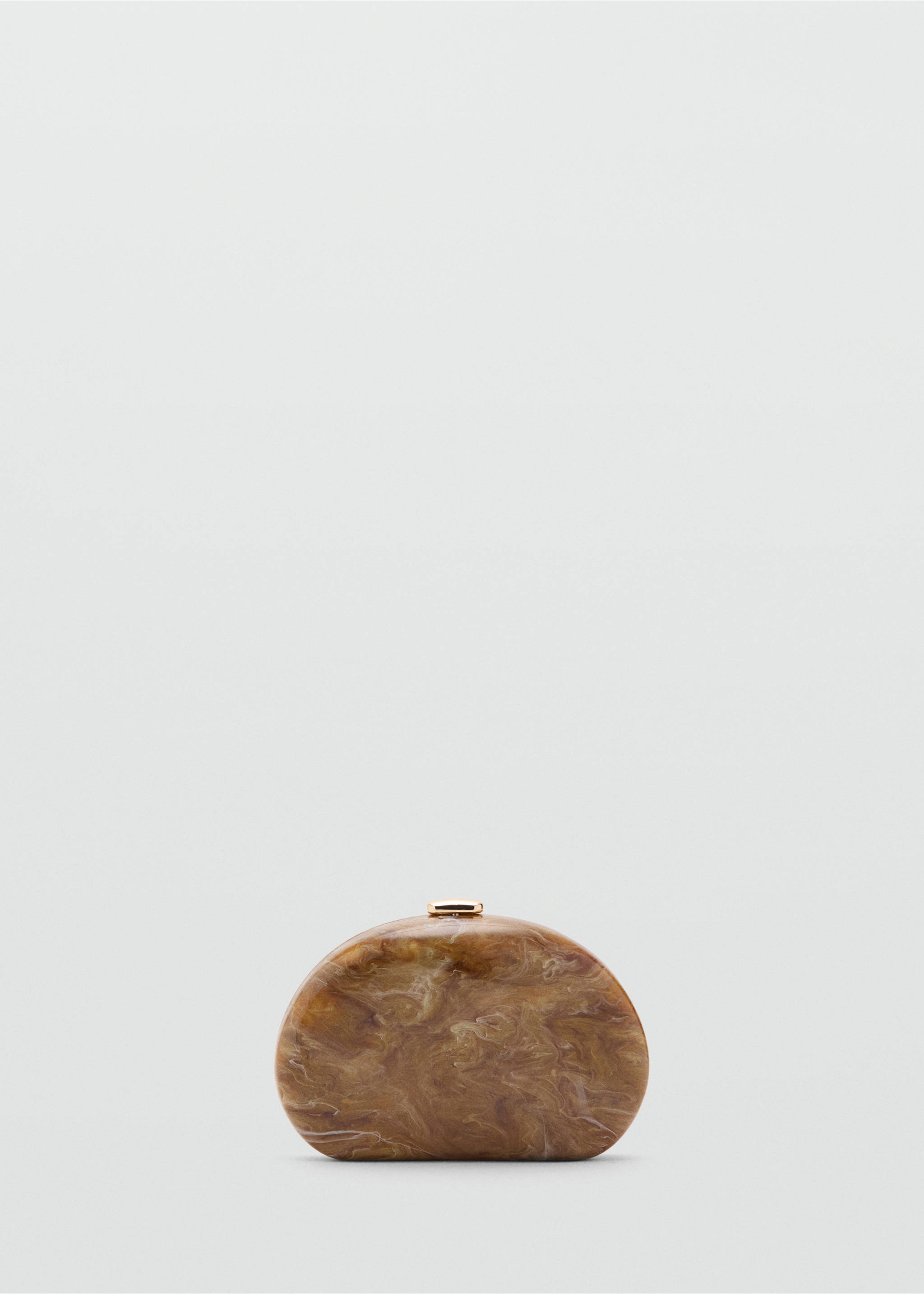 Ovale clutch - Artikel zonder model, Cognac. Ref: 37071372-00.