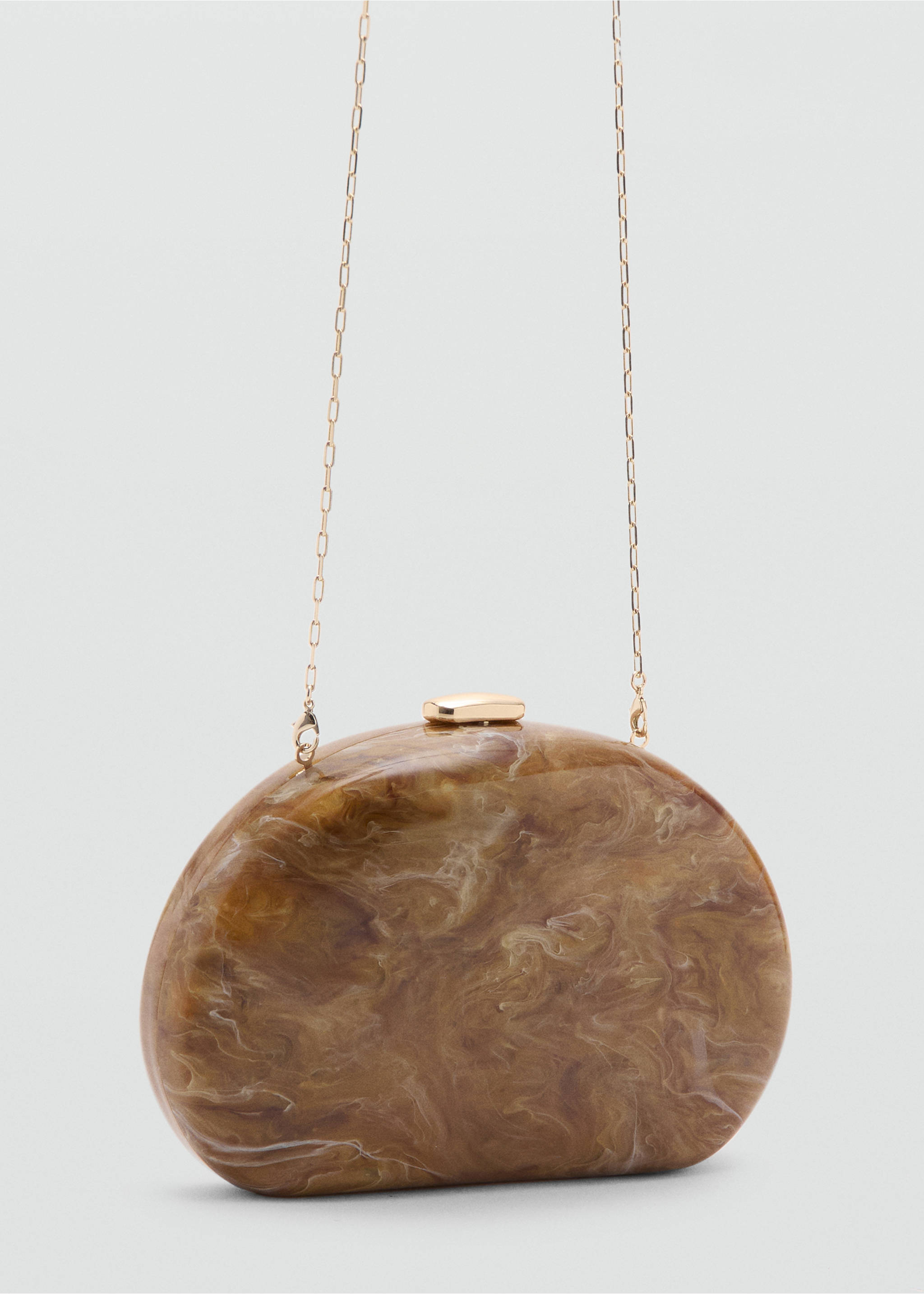 Ovale clutch - Middenvlak, Cognac. Ref: 37071372-00.