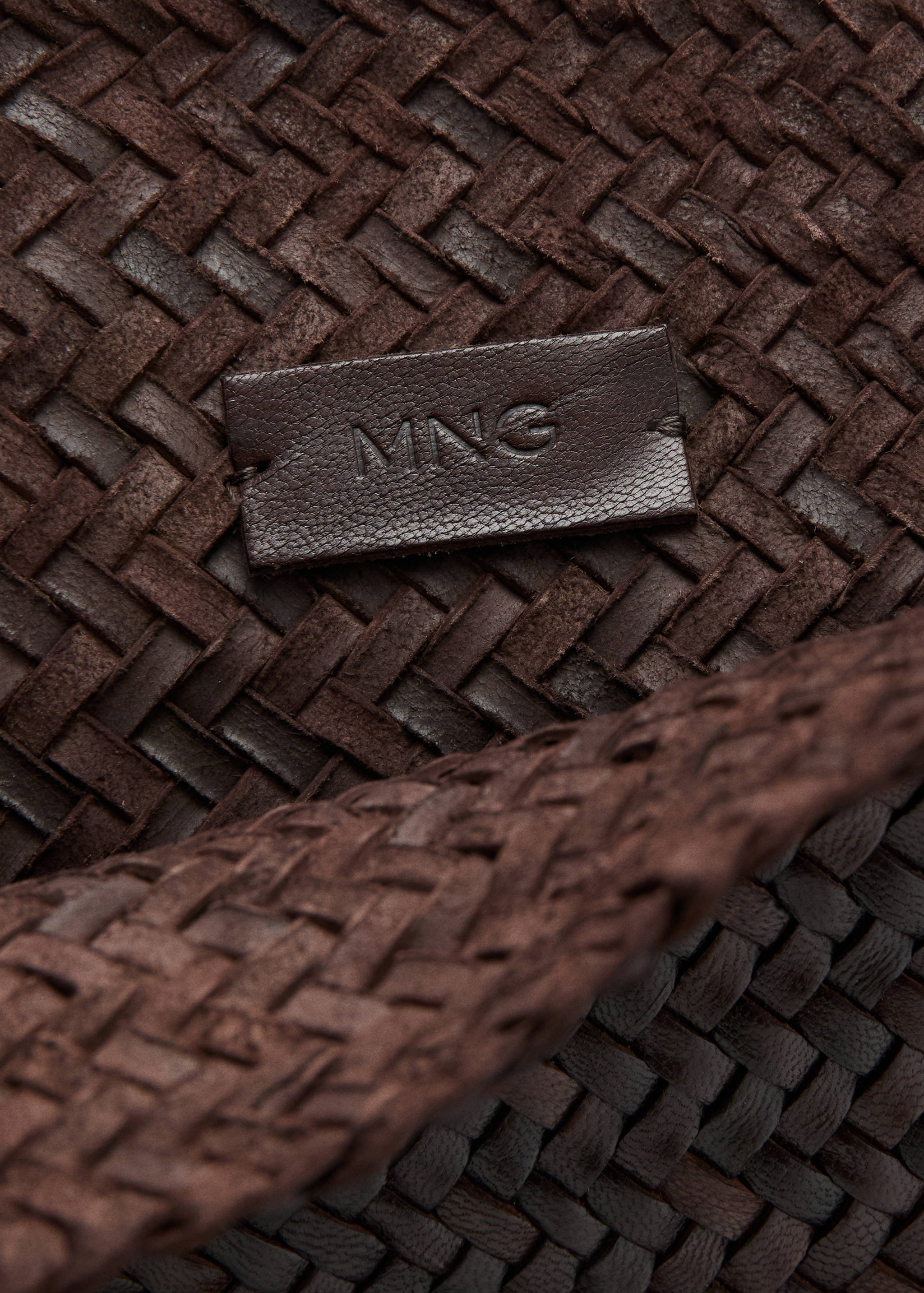 Braided leather shopper bag - Details of the article 3