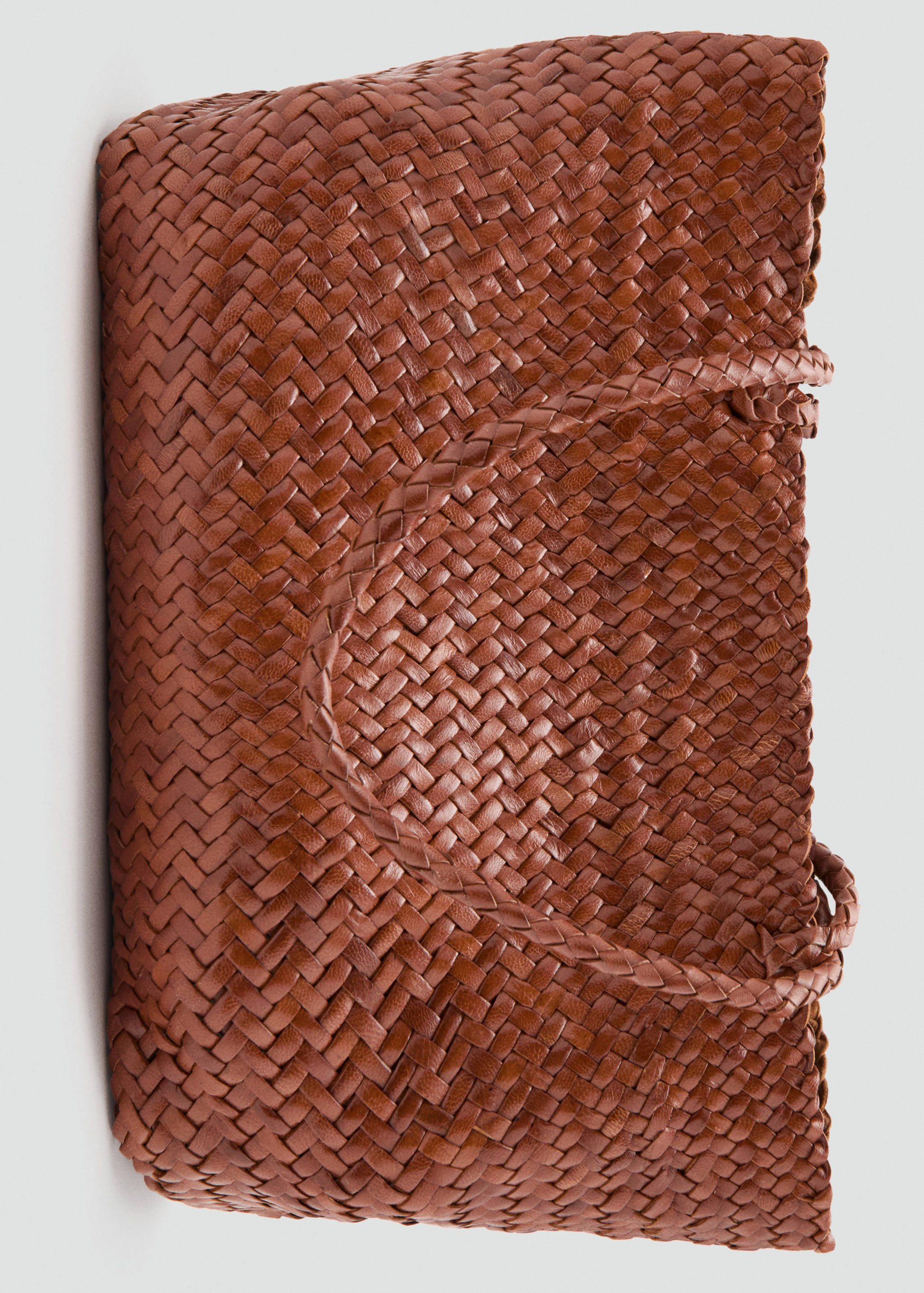 Braided leather shopper bag - Detail van het artikel 2
