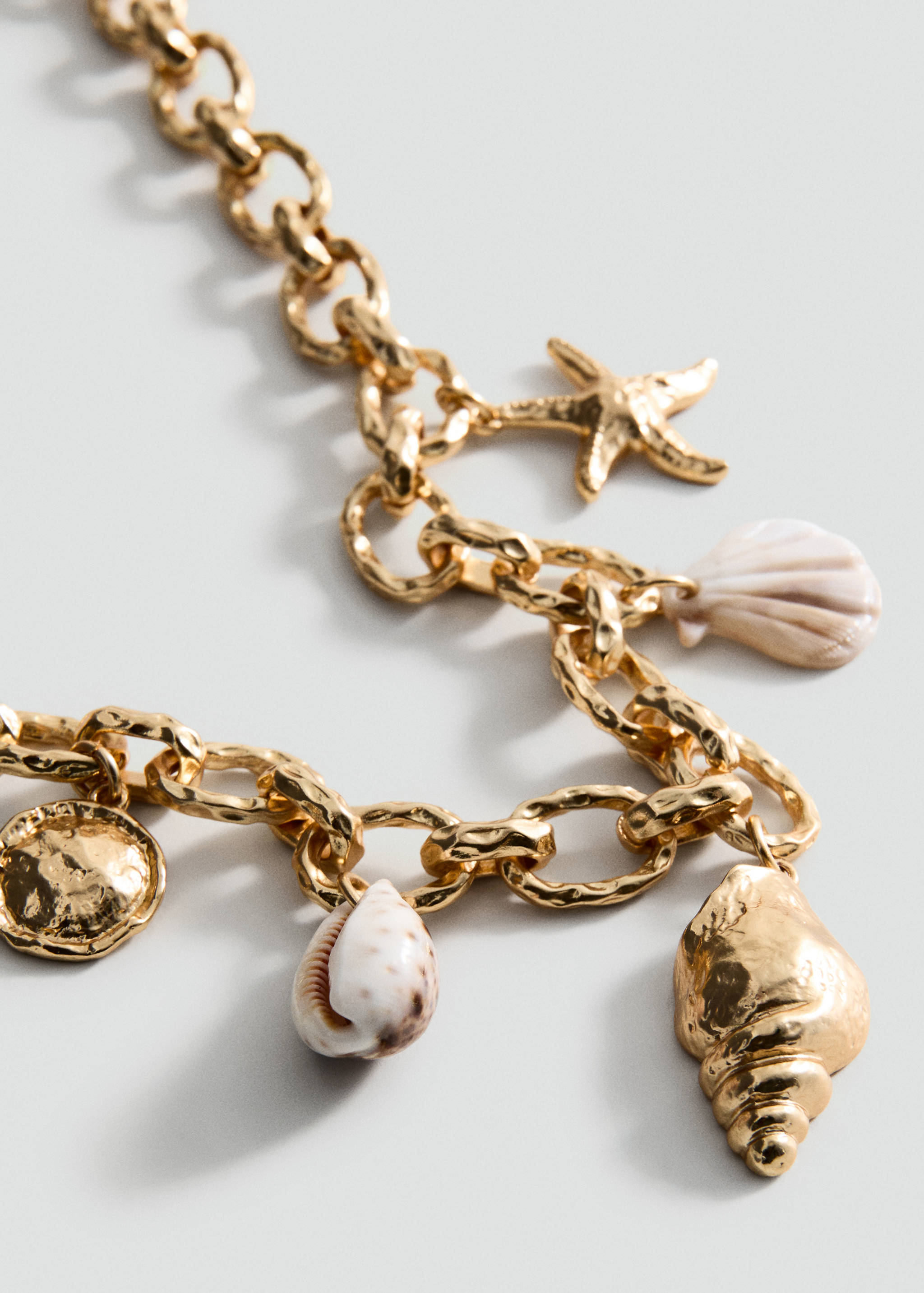 Diseño cadena abalorios - Plano medio