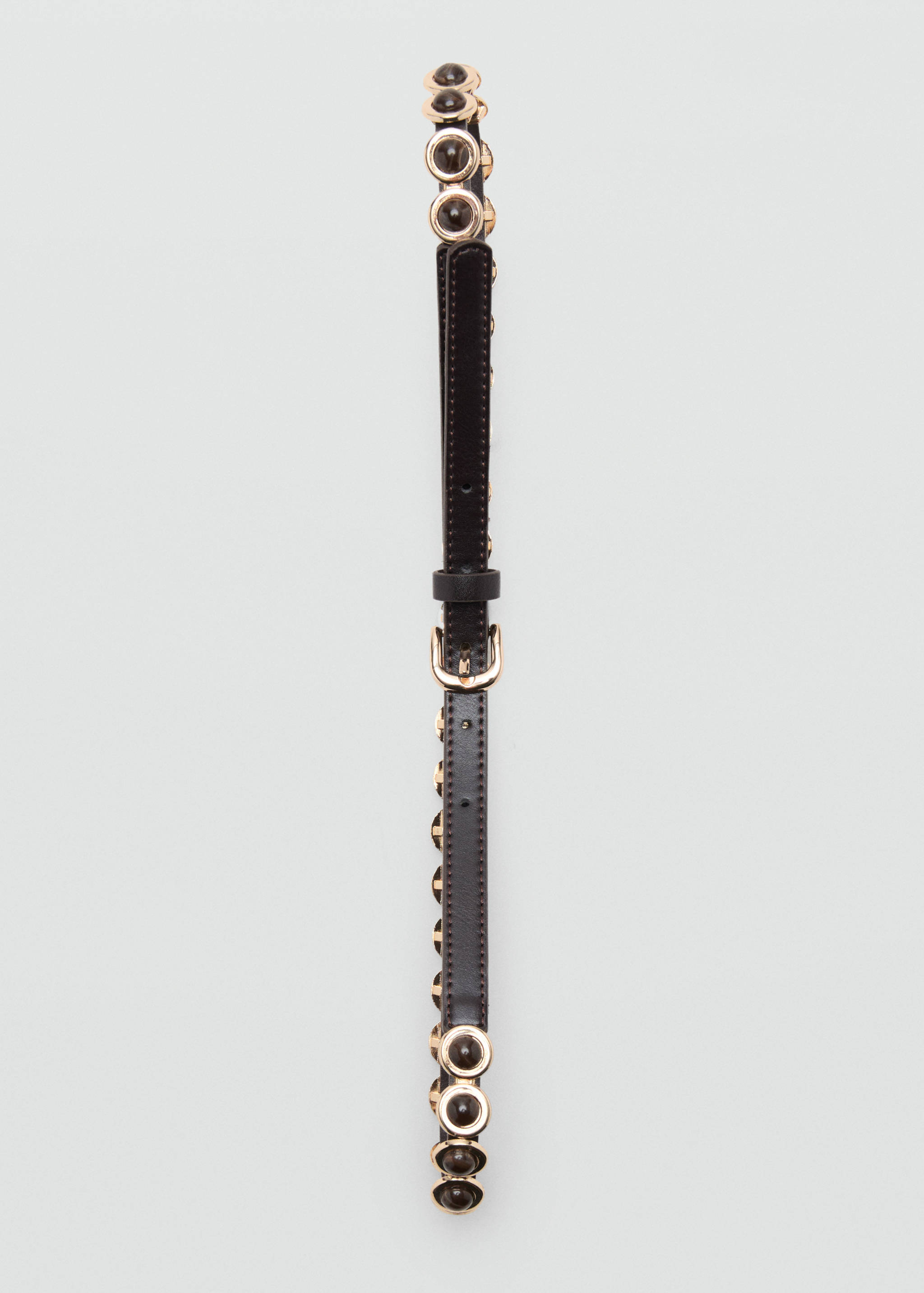 Узкий ремень с металлическими украшениями - Деталь изделия 2