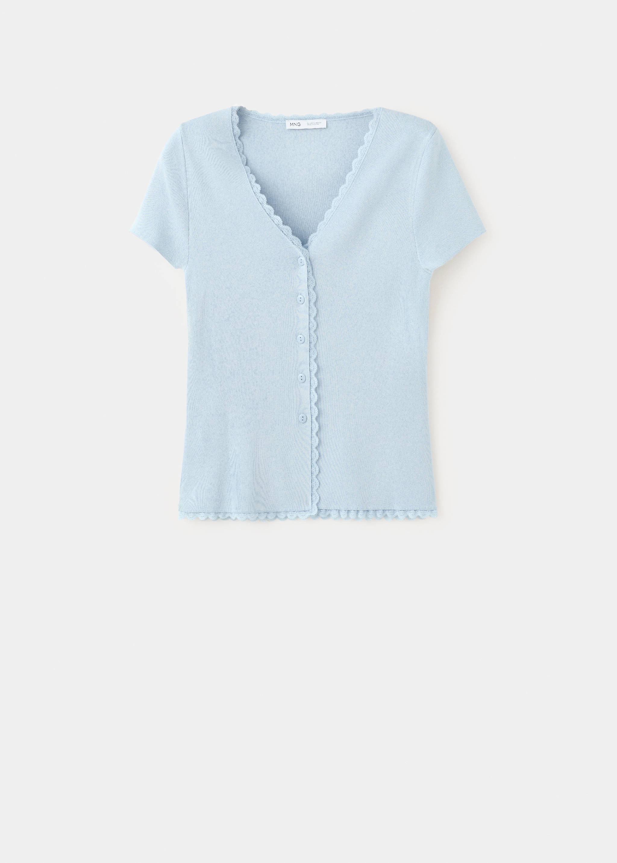 Fine-knit cardigan - Article without model