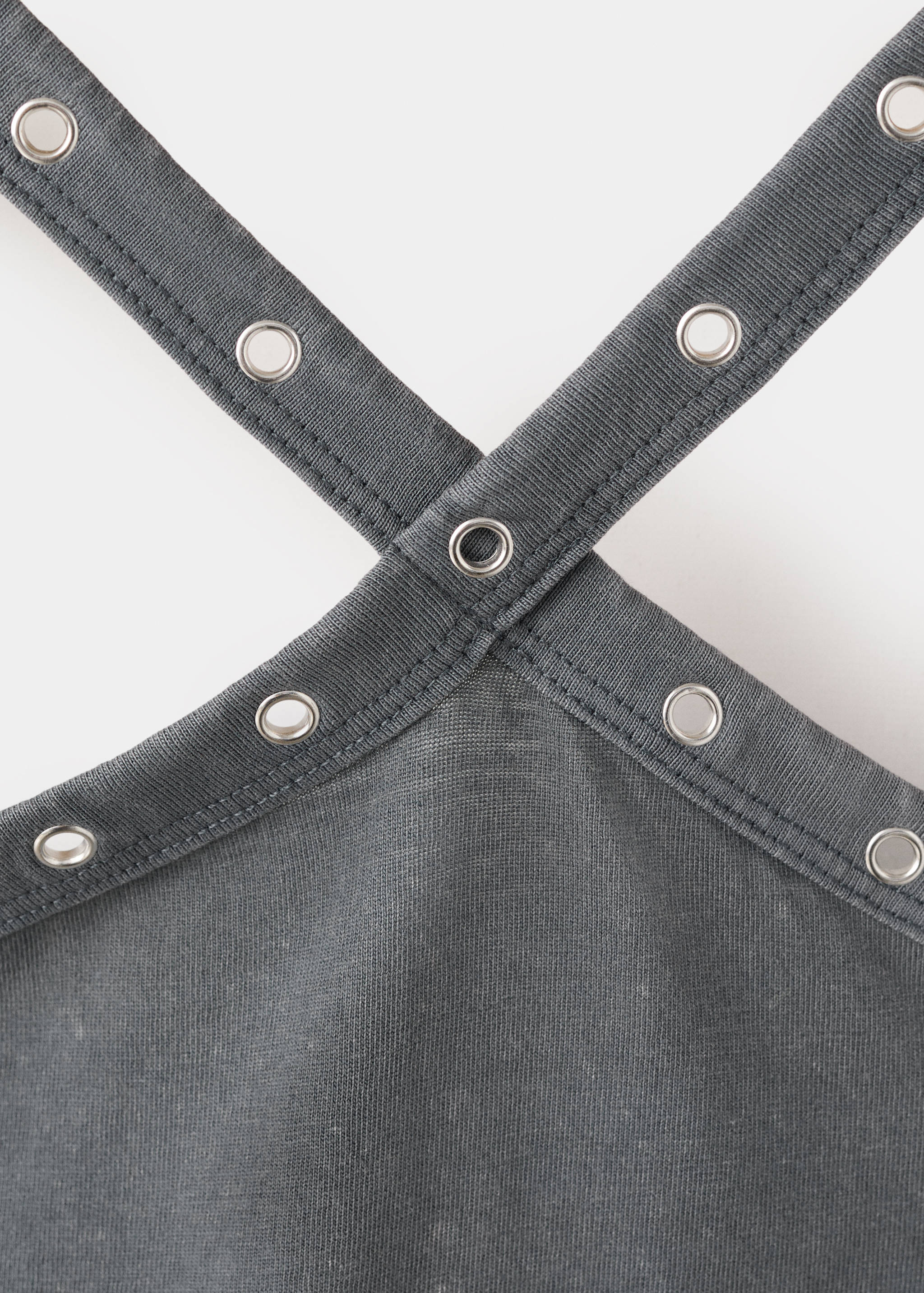 Top halter croisé en broderie anglaise - Détail de l'article 8