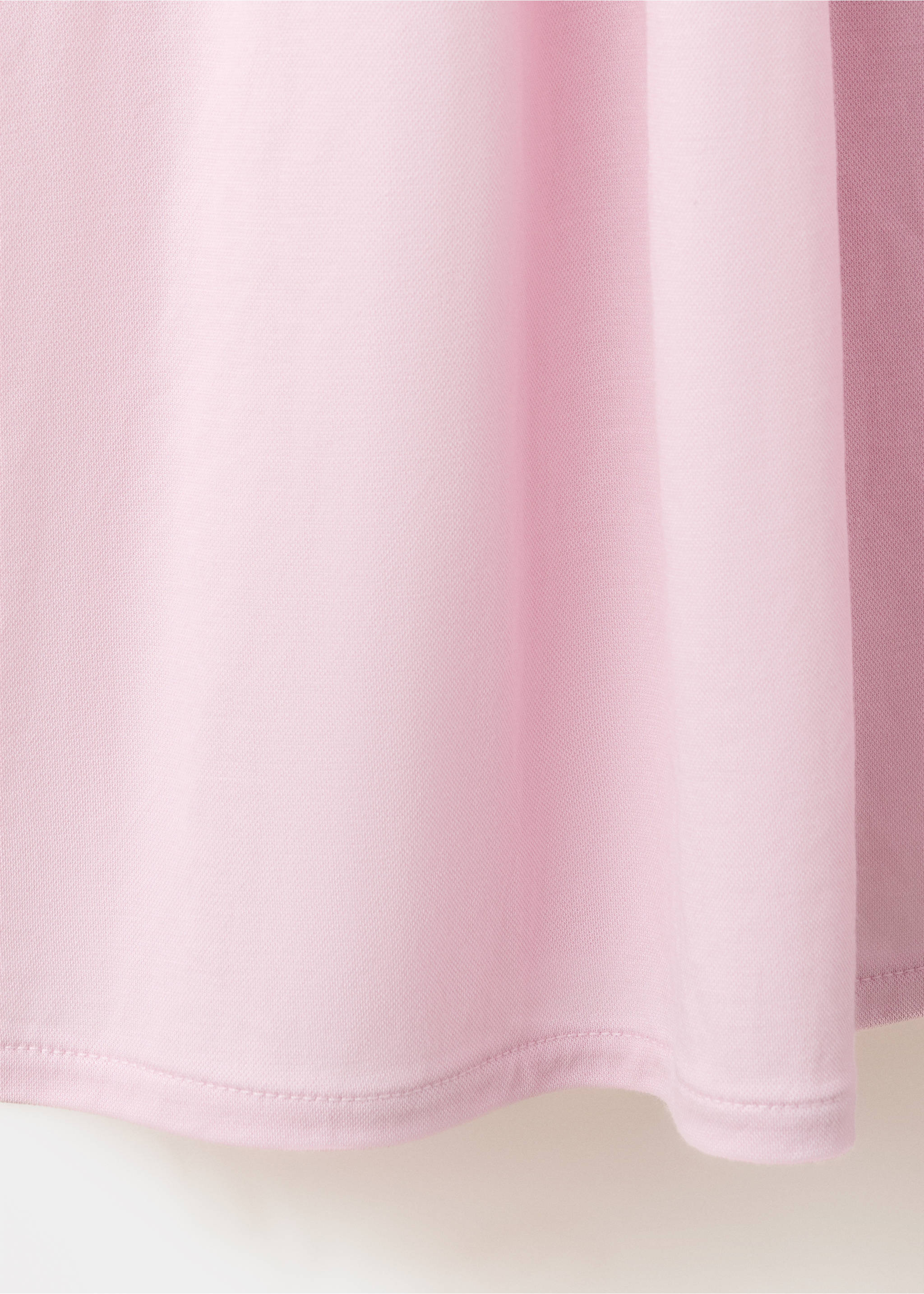Ruched long dress - Details of the article 0, Light Pink. Ref: 37071381-00.