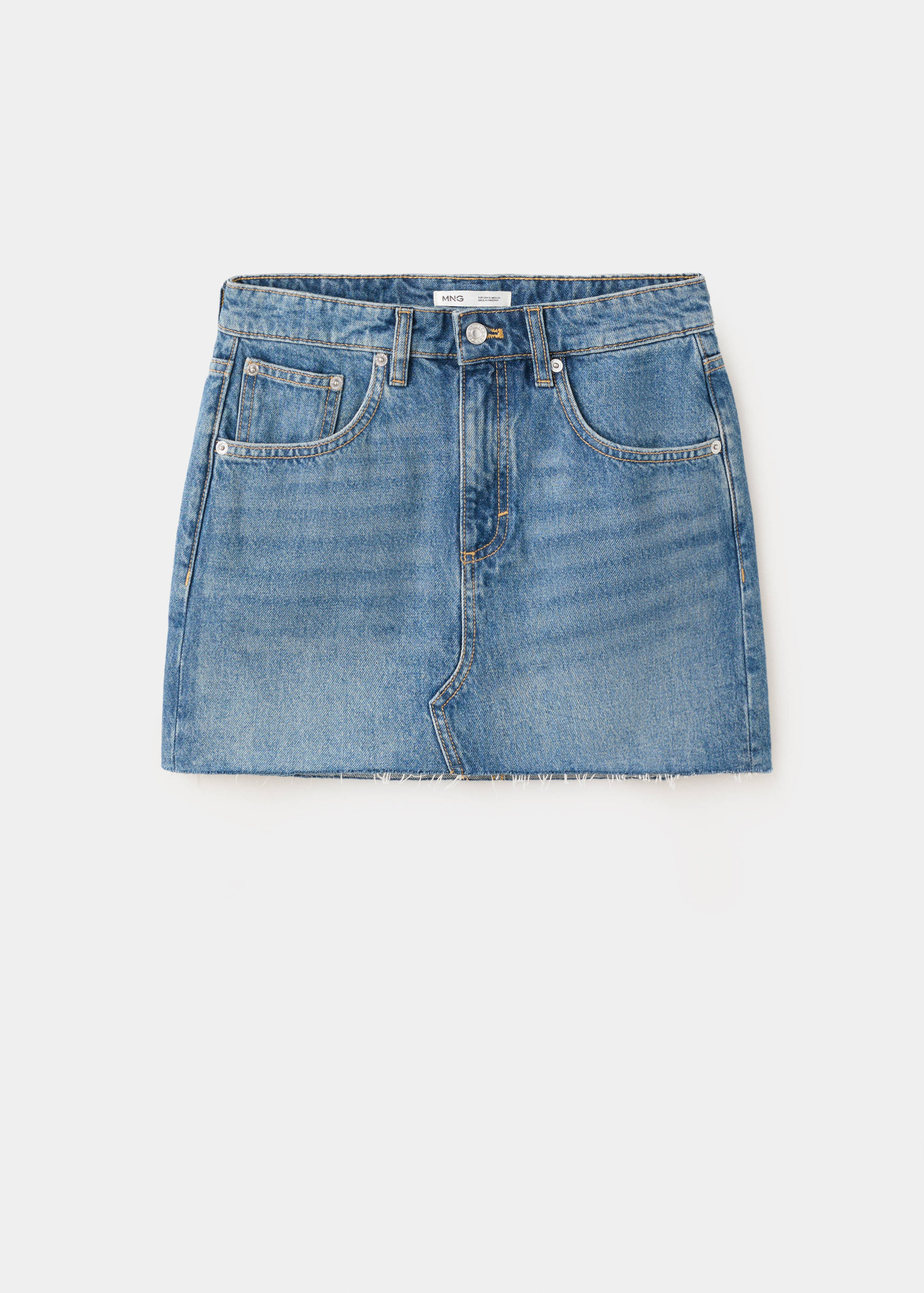 Mid-rise denim skirt - Article without model