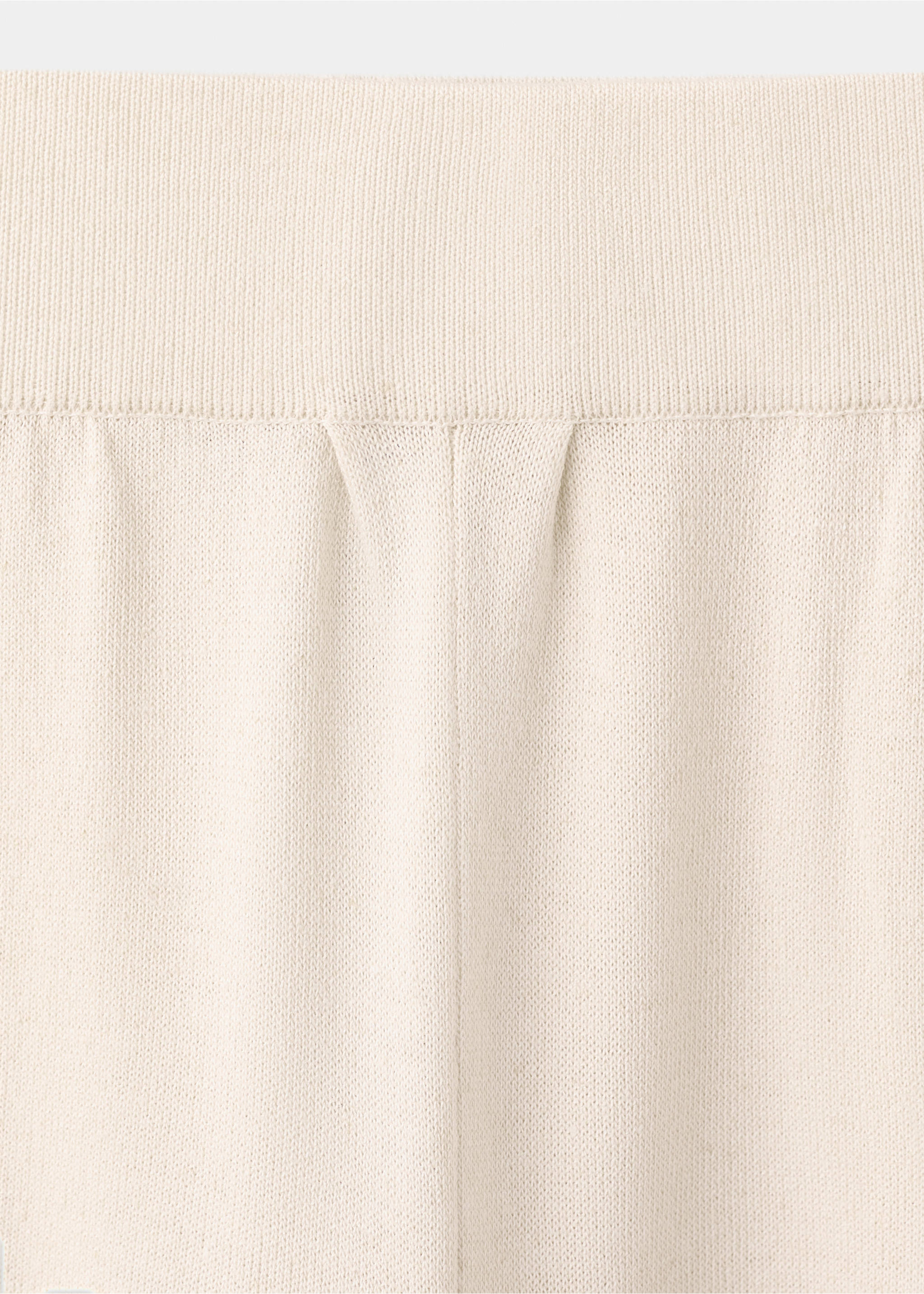 Pantalon droit taille élastique - Détail de l'article 8, Sable. Ref: 37071384-00.