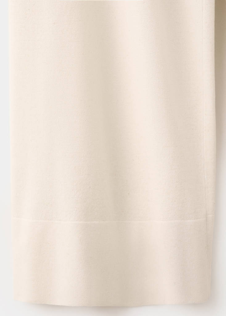 Straight-fit trousers with elastic waist — Sand