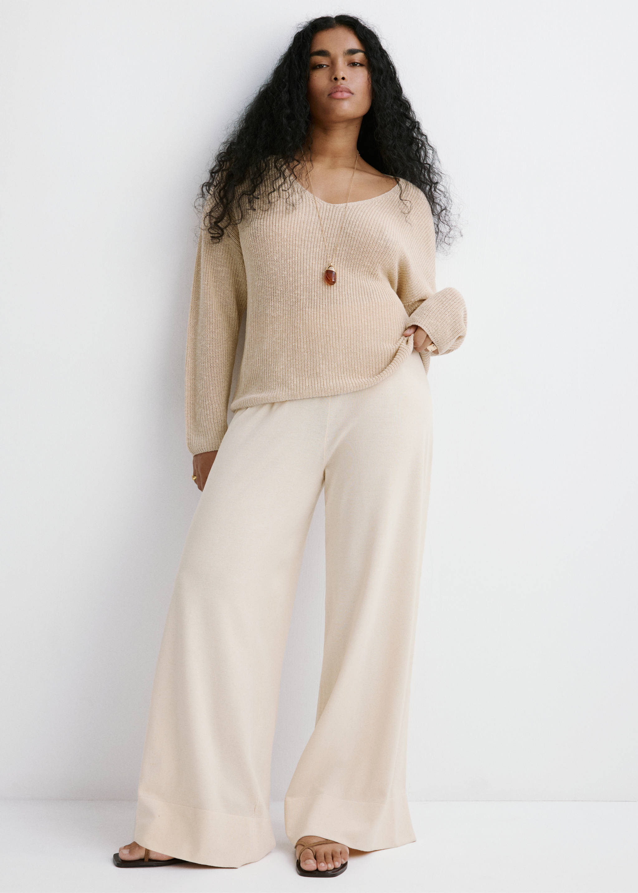 Pantalon droit taille élastique - Détail de l'article 3