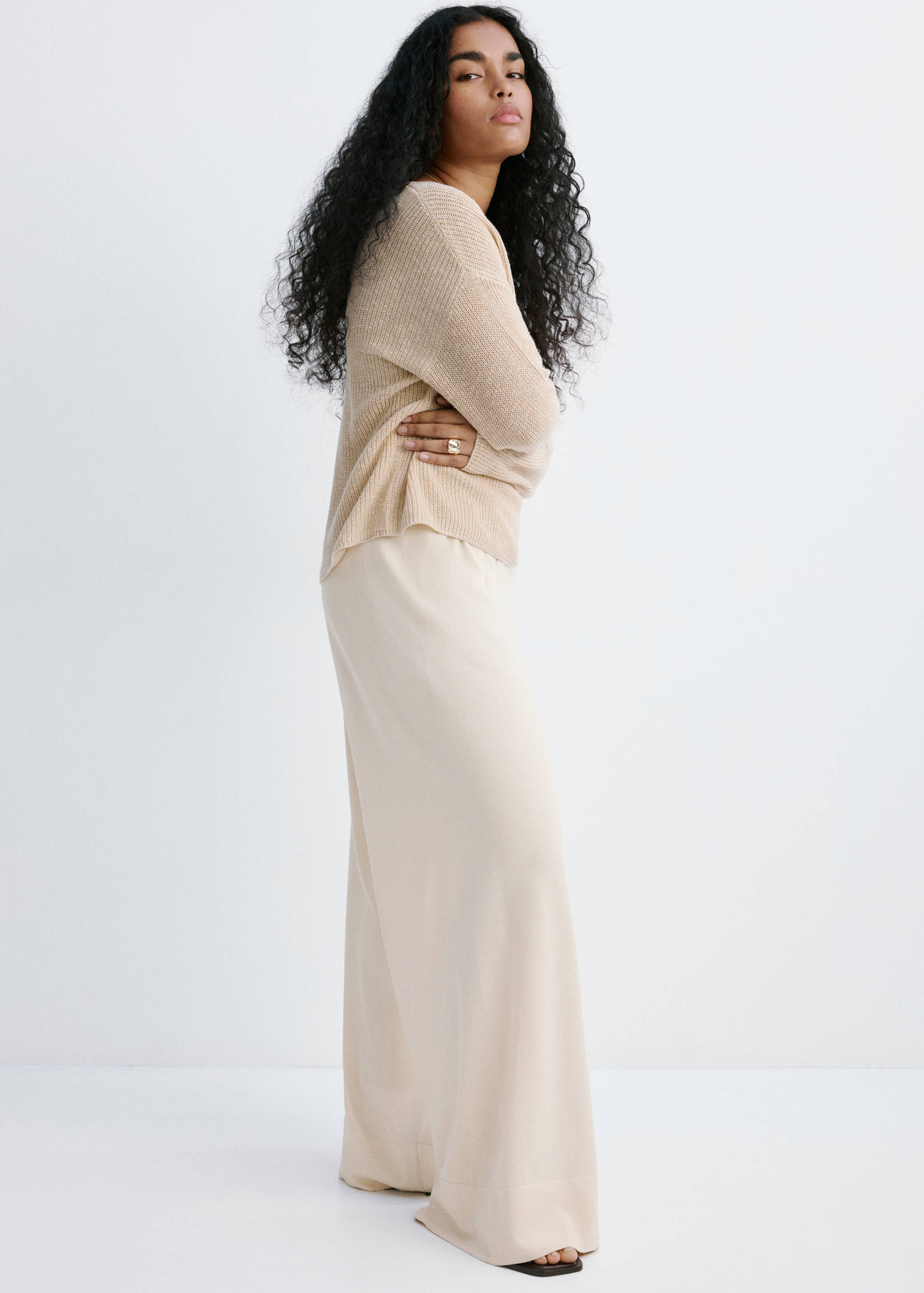 Pantalon droit taille élastique - Détail de l'article 4