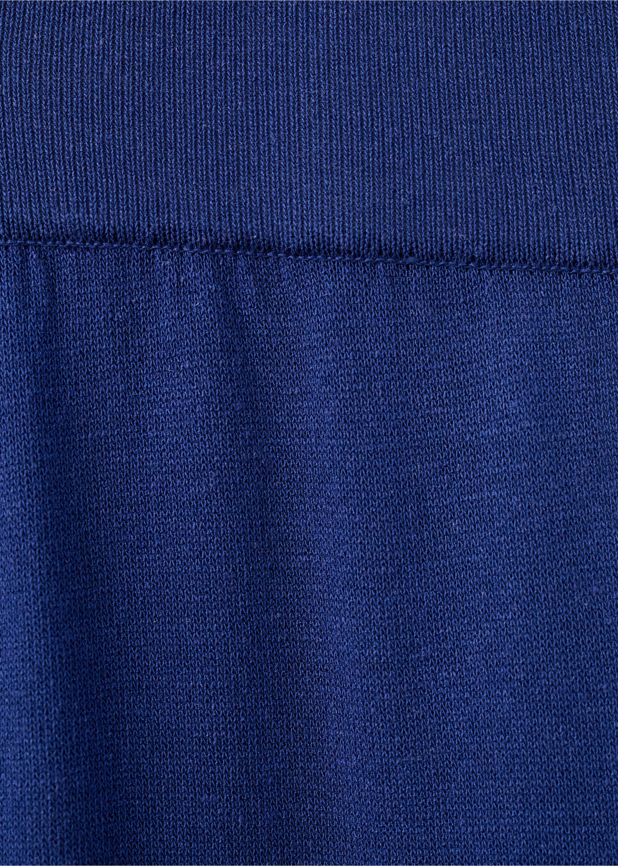 Pantalon droit taille élastique - Détail de l'article 8, Bleu électrique. Ref: 37071384-00.