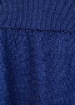 Straight-fit trousers with elastic waist — Vibrant blue 7