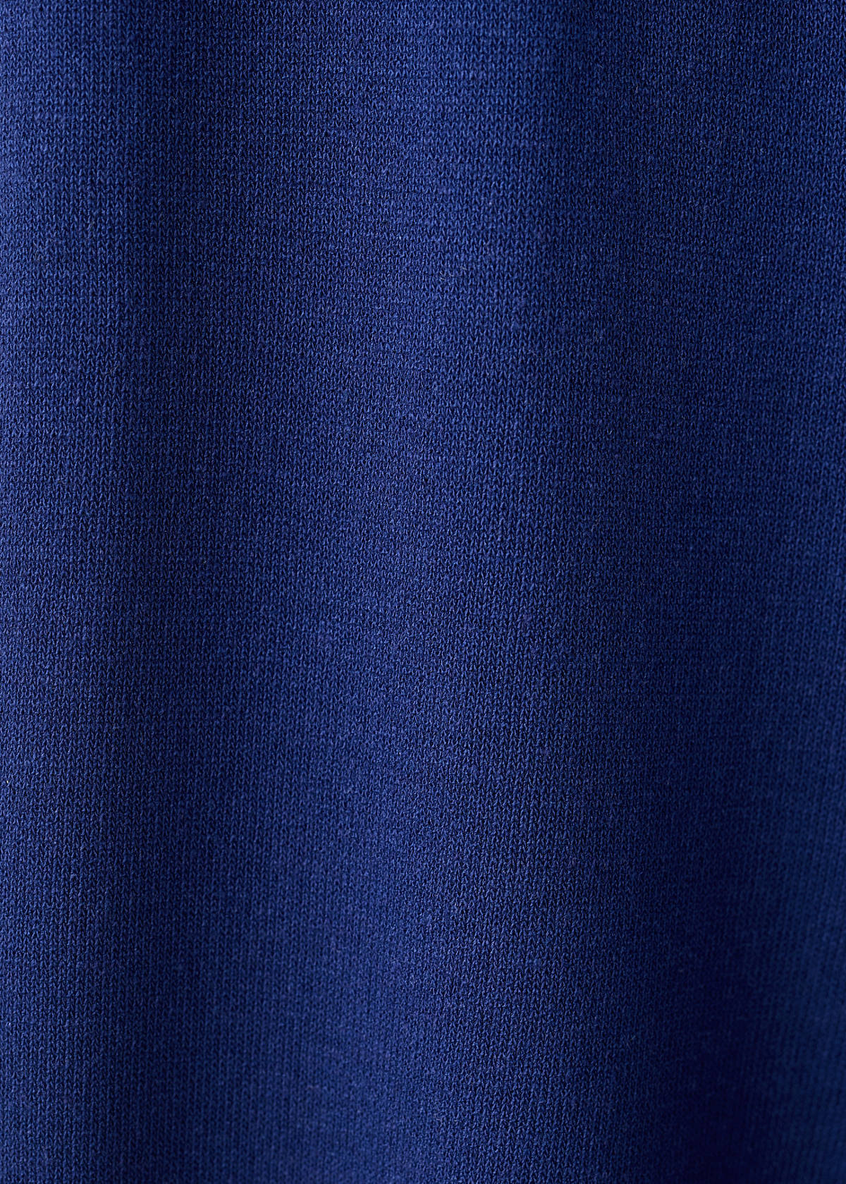 Straight-fit trousers with elastic waist — Vibrant blue