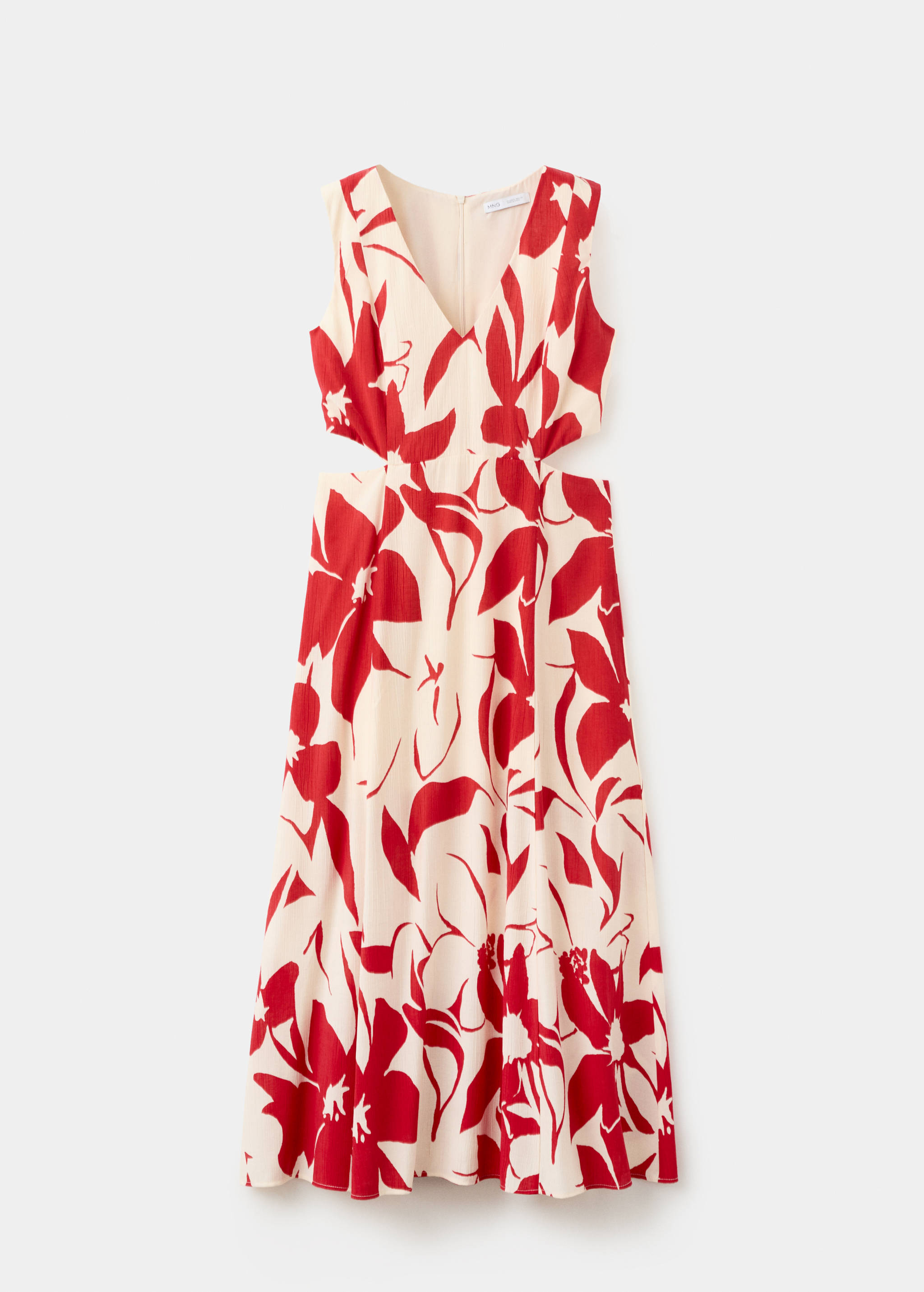 Floral print cut out dress - Article without model