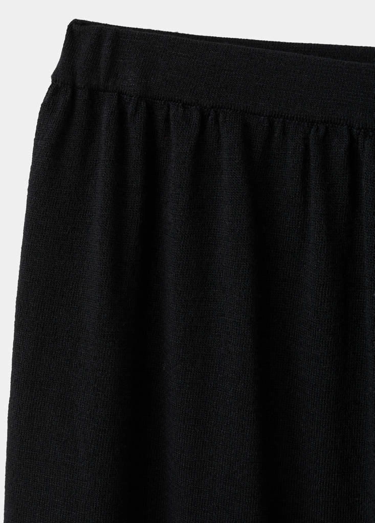 Mid-rise harem pants — Black
