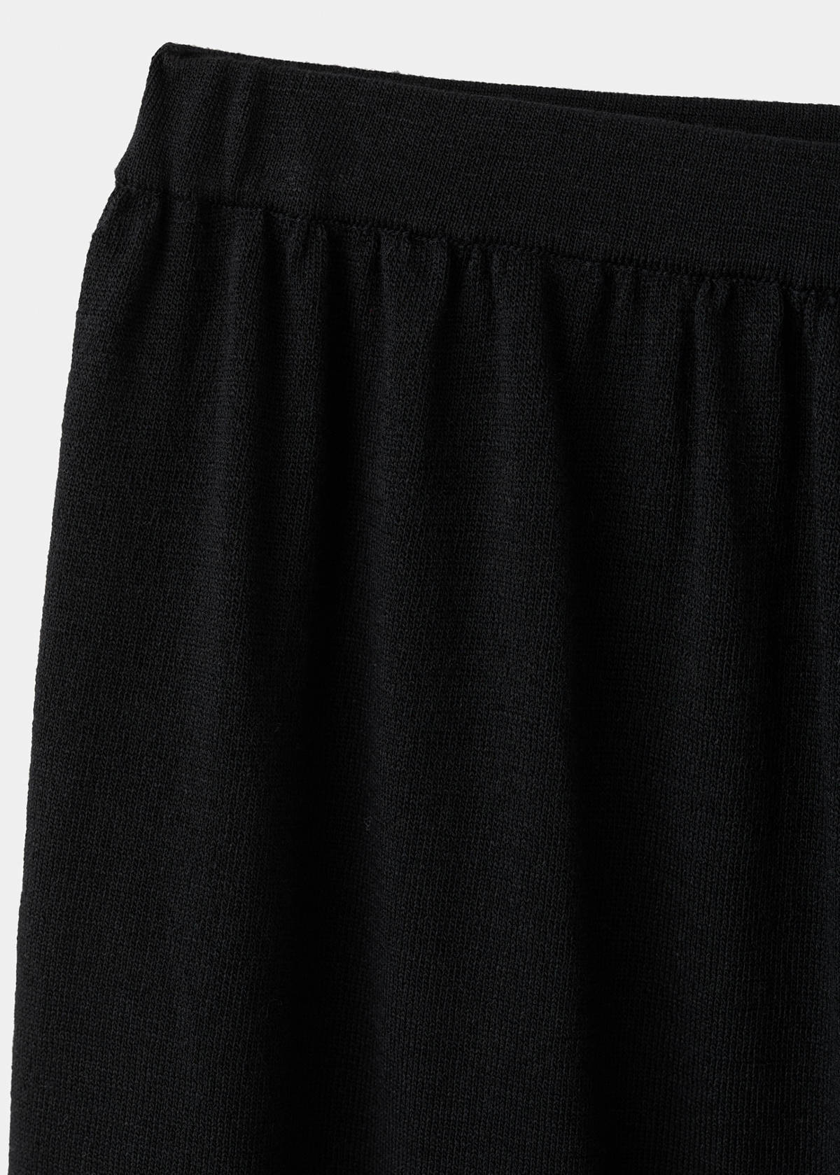 Mid-rise harem pants — Black