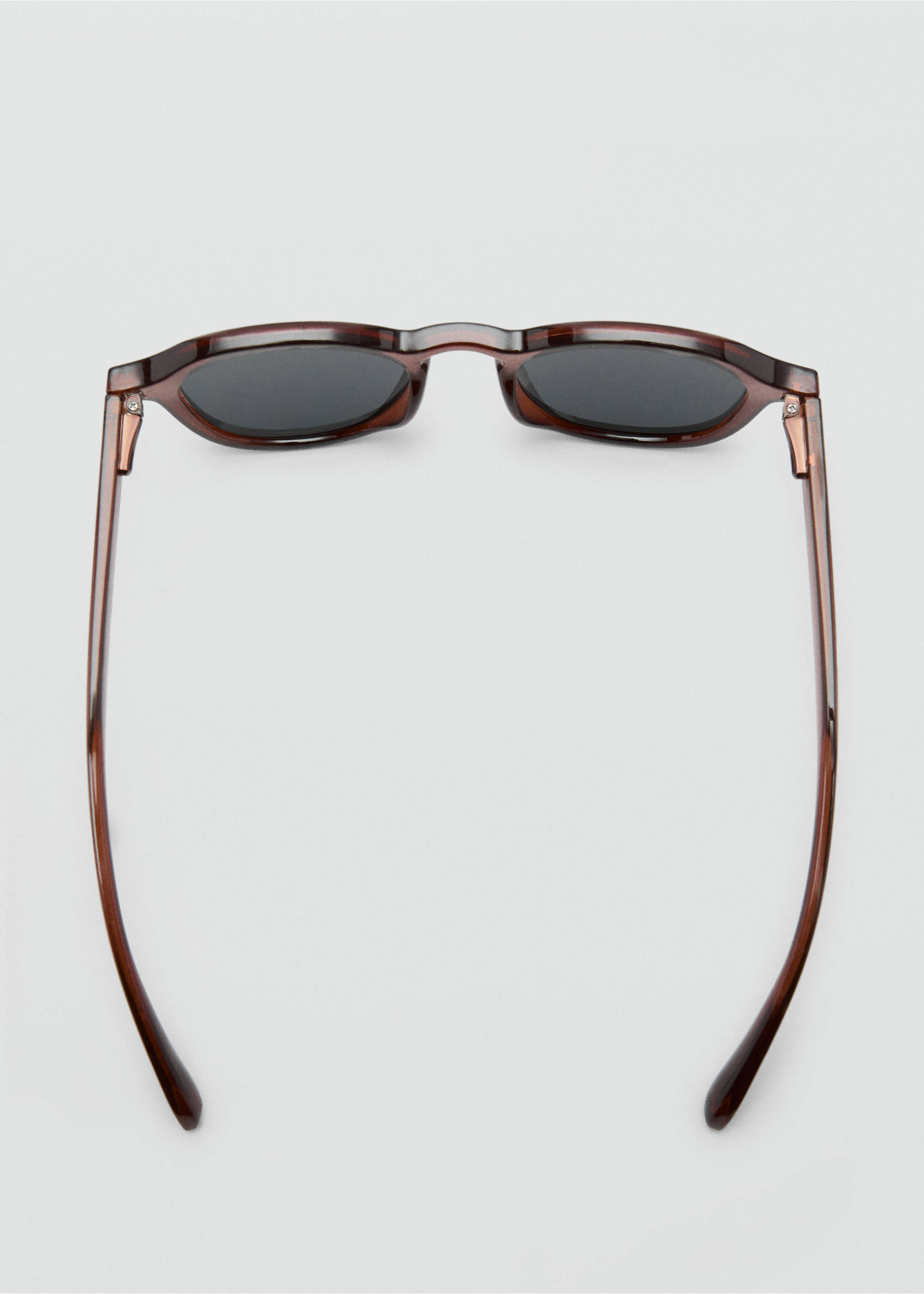 Semi-transparent frame sunglasses - Details of the article 1, Brown. Ref: 37071391-00.