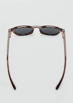 Semi-transparent frame sunglasses — Brown 3