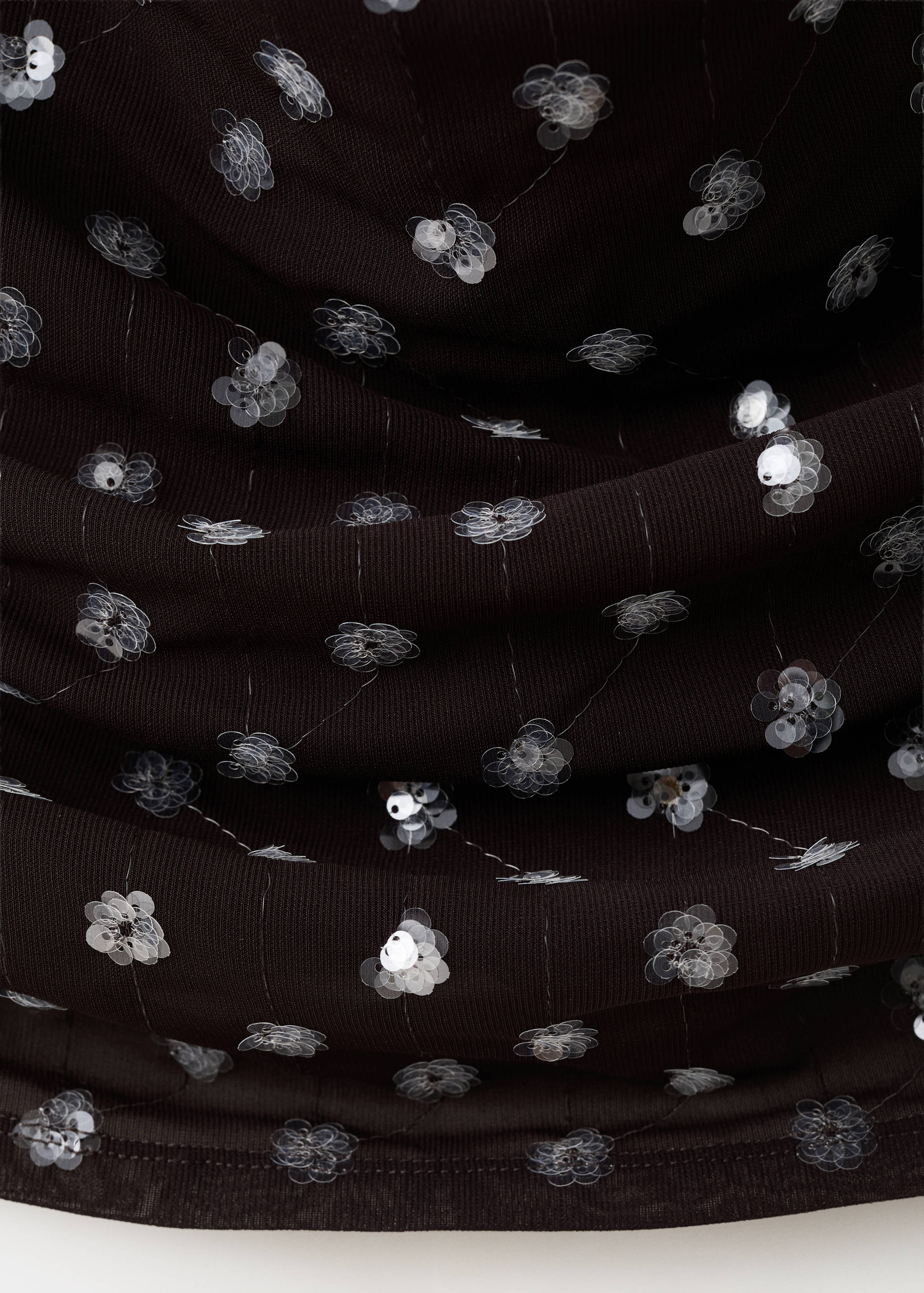 Sequined halter top - Details of the article 0