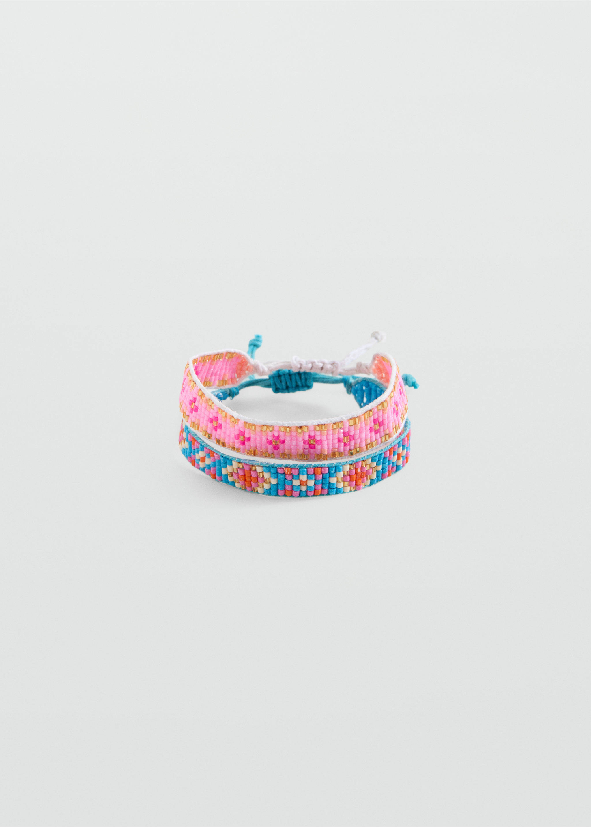 Pack of 2 combined bracelets - Article without model, Pink. Ref: 37071395-00.