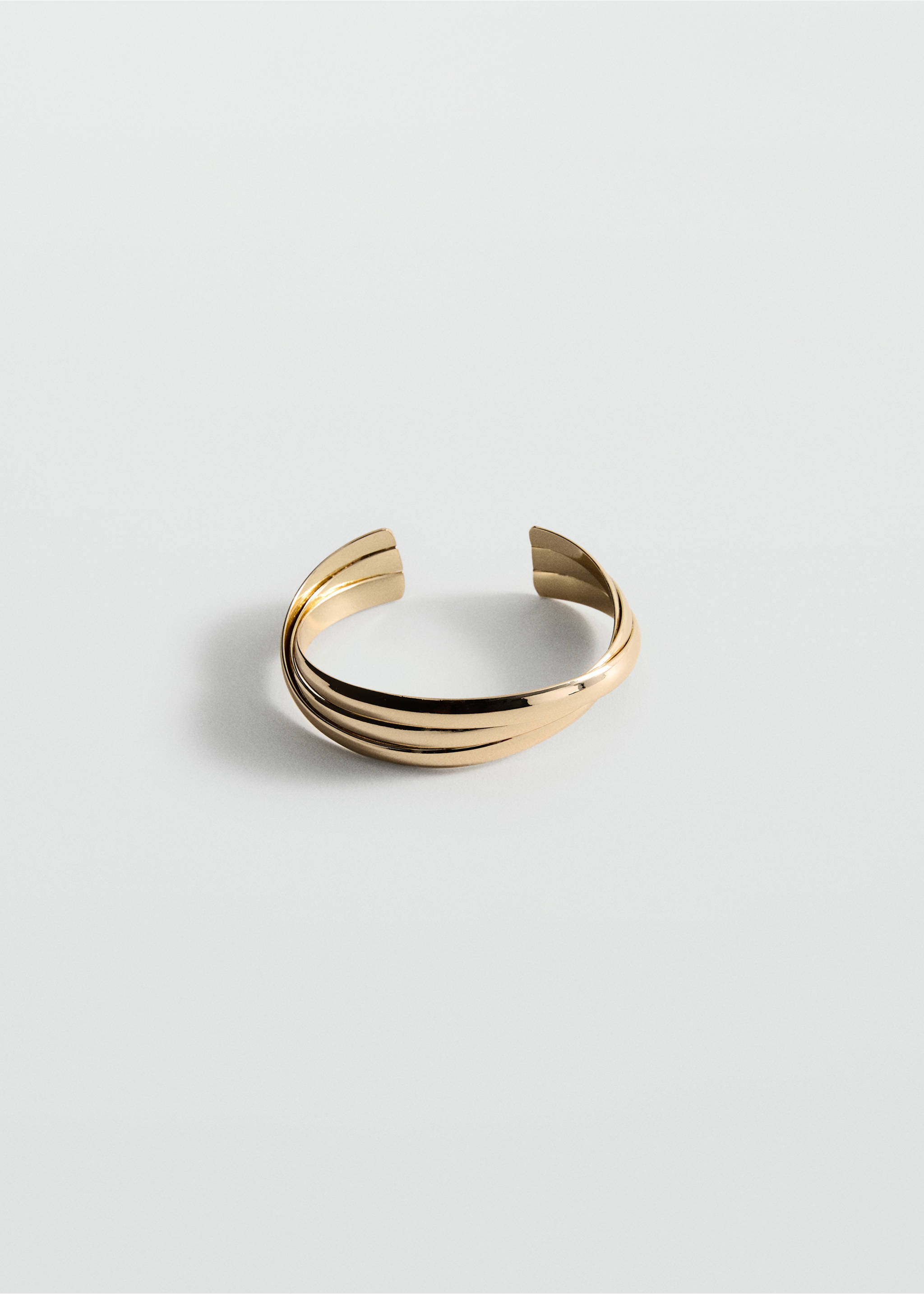 Rigid bracelet with relief - Article without model, Gold. Ref: 37071397-00.