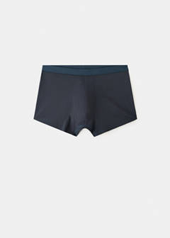 Pack of 3 cotton combination briefs — Navy 3