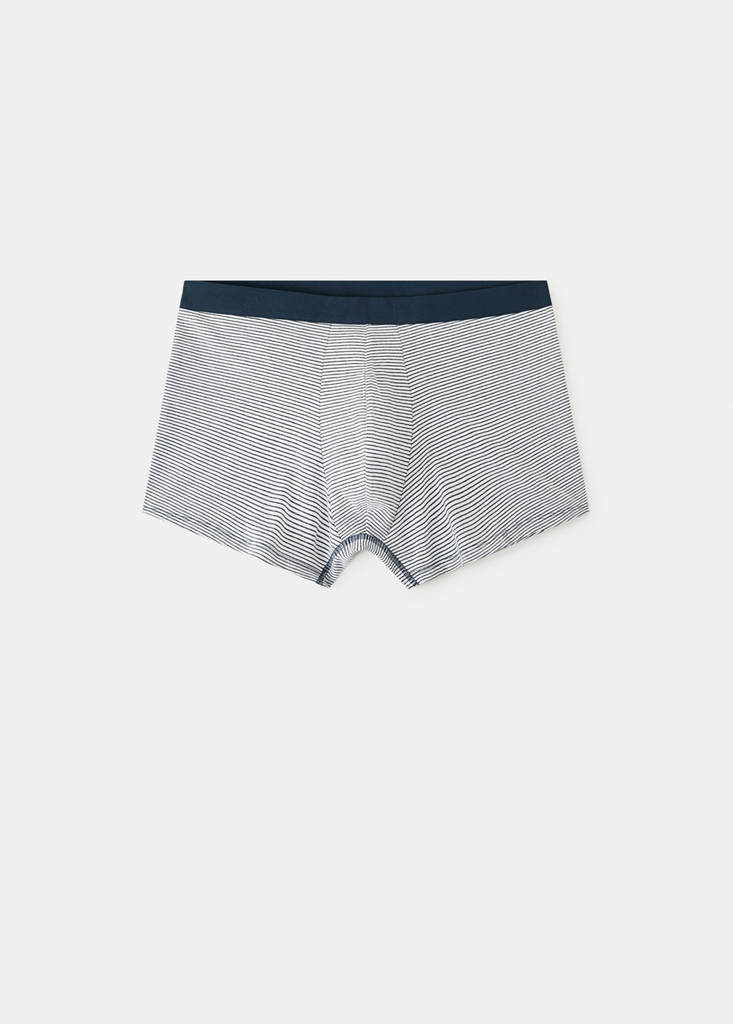 Pack of 3 cotton combination briefs — Navy