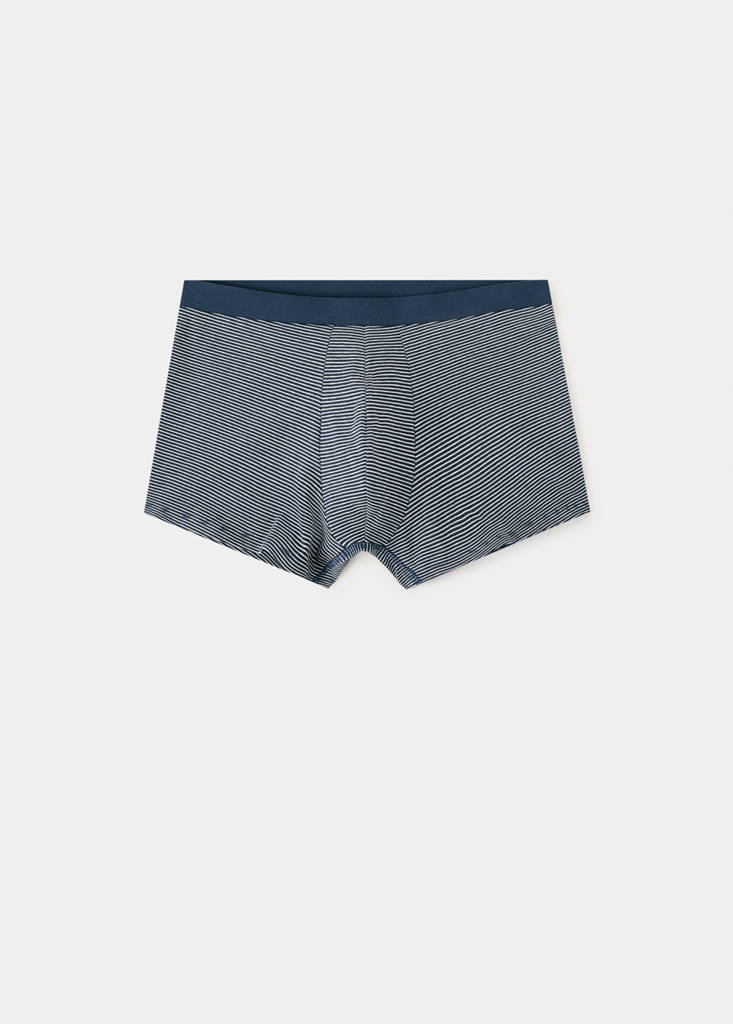 Pack of 3 cotton combination briefs — Navy