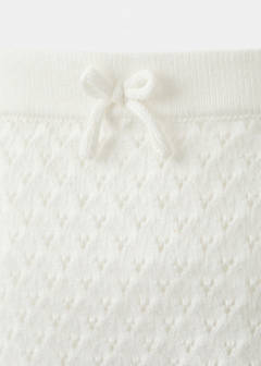 Openwork knit romper — Off White 4
