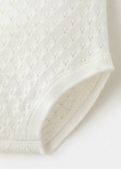 Openwork knit romper — Off White 7
