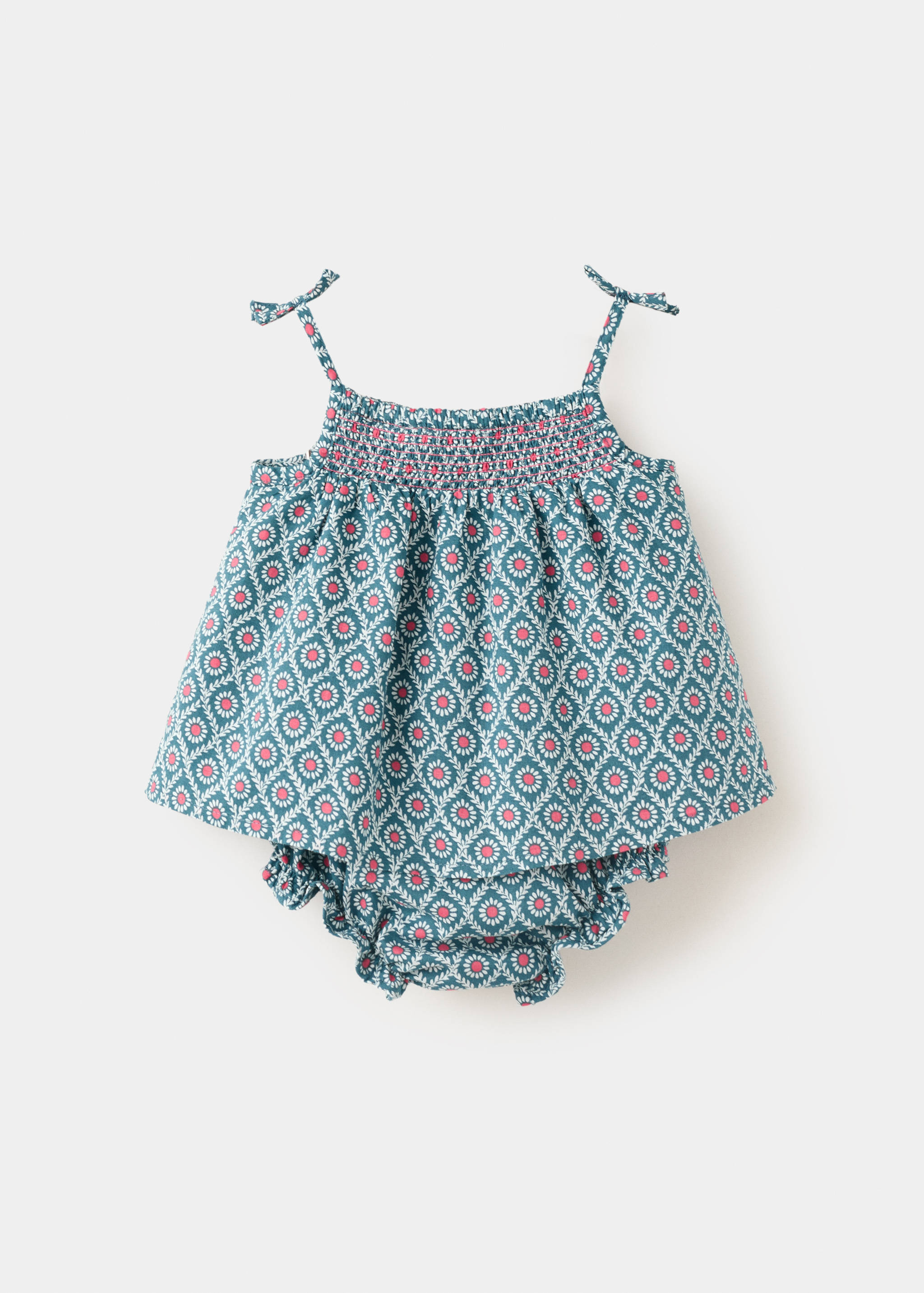 Robe et culotte imprimées - Verso de l’article
