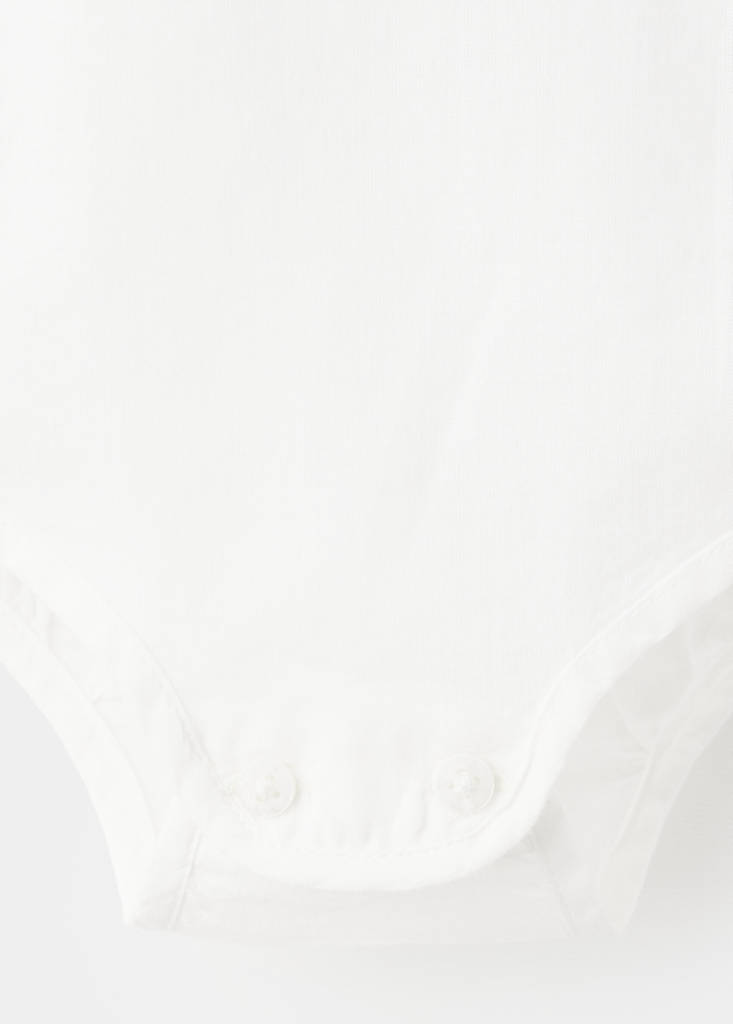 Cotton playsuit with ruffles - thumbnail 3
