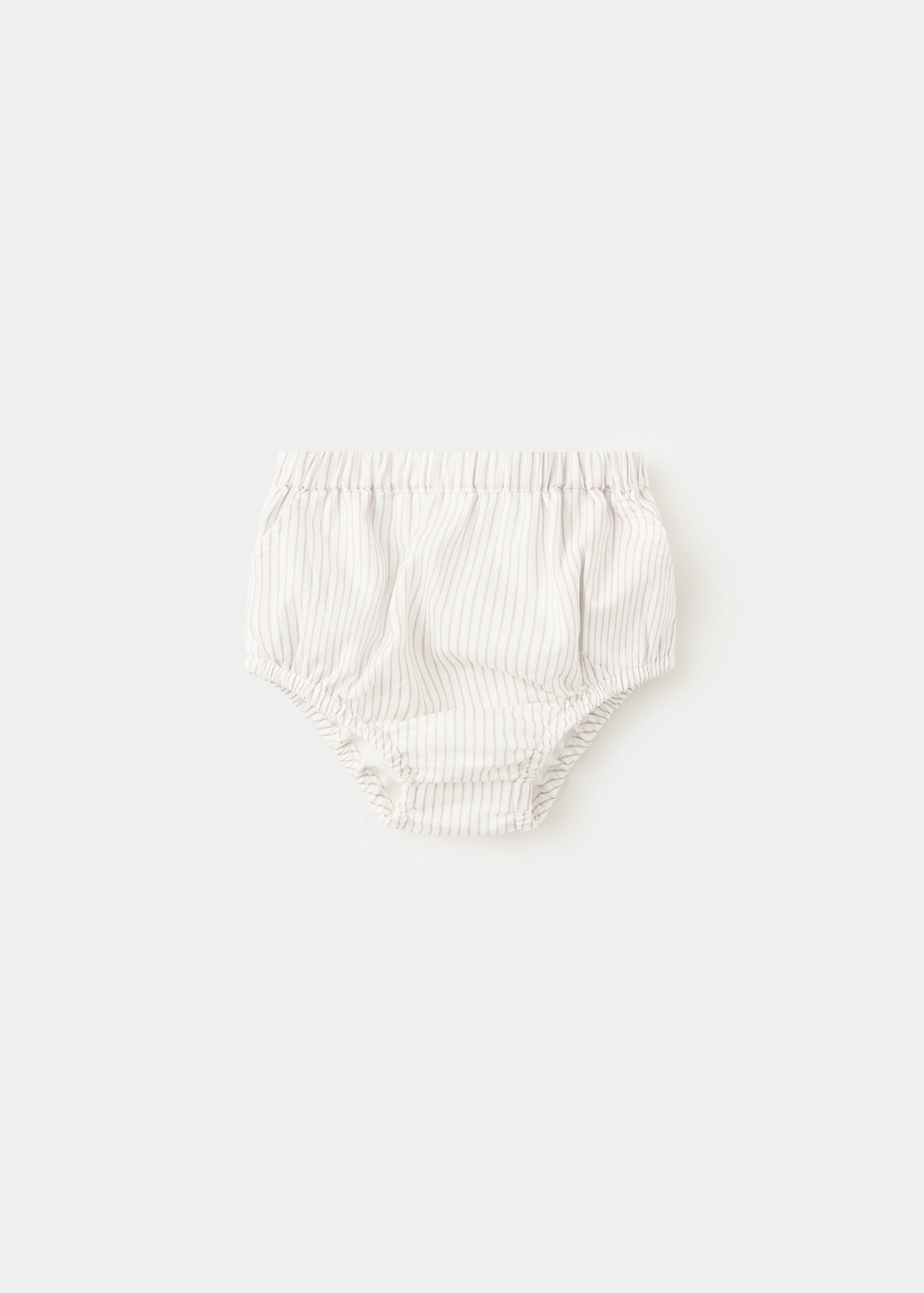 Striped cotton romper - Article without model