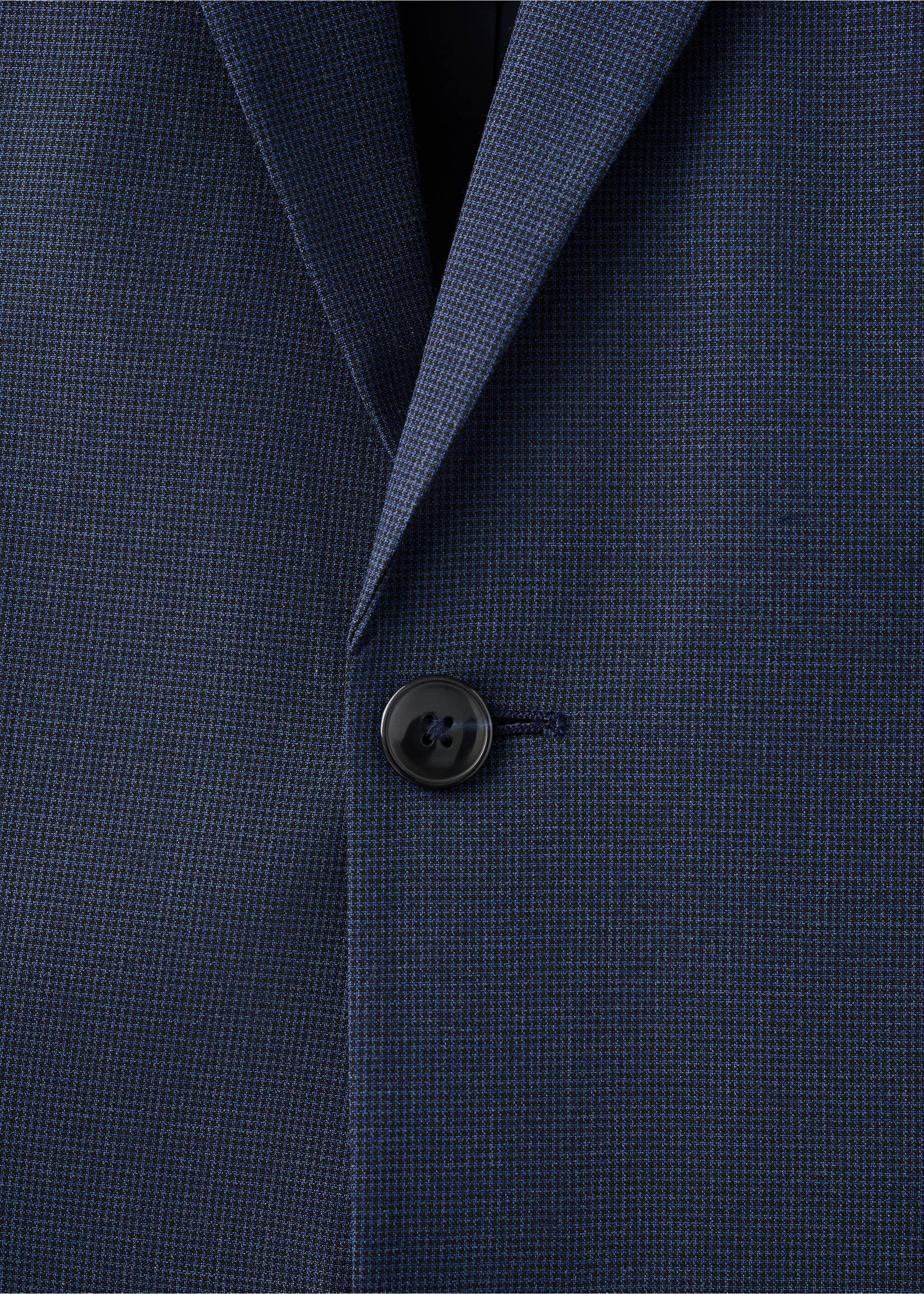 Americana traje París super slim fit - Detalle del artículo 8, Azul tinta. Ref: 37071413-00.