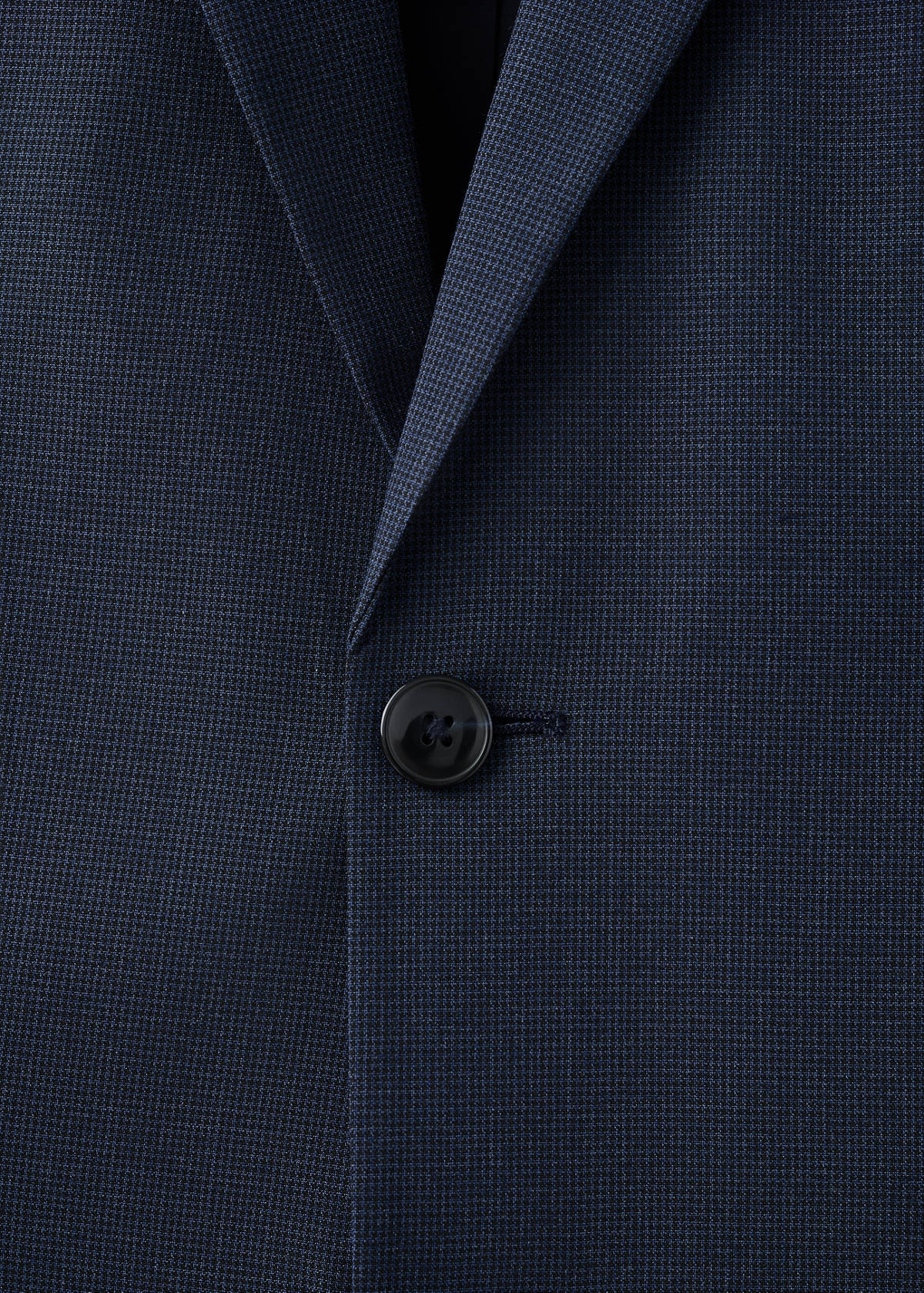 Super slim-fit suit jacket in stretch fabric — Ink Blue
